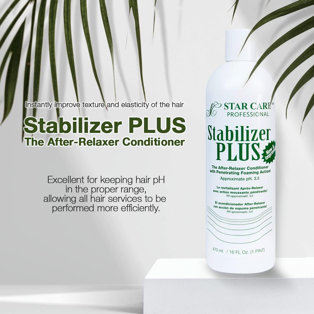 STAR CARE Stabilizer Plus The After-Relaxer Conditioner With Penetrating Foaming Action Approximate pH. 3.5 (4 Fl Oz (Pack of 3)