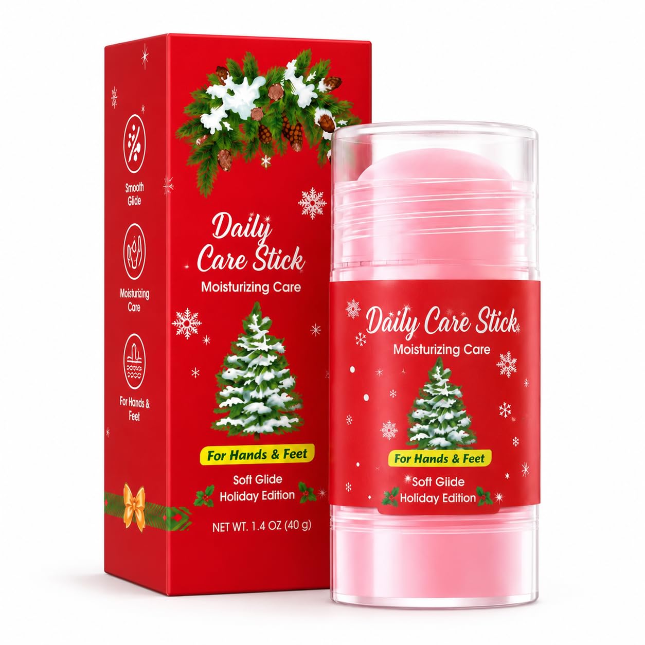 Amavheaf Christmas Hand & Foot Moisturizing Care Stick (PACKIOPL)