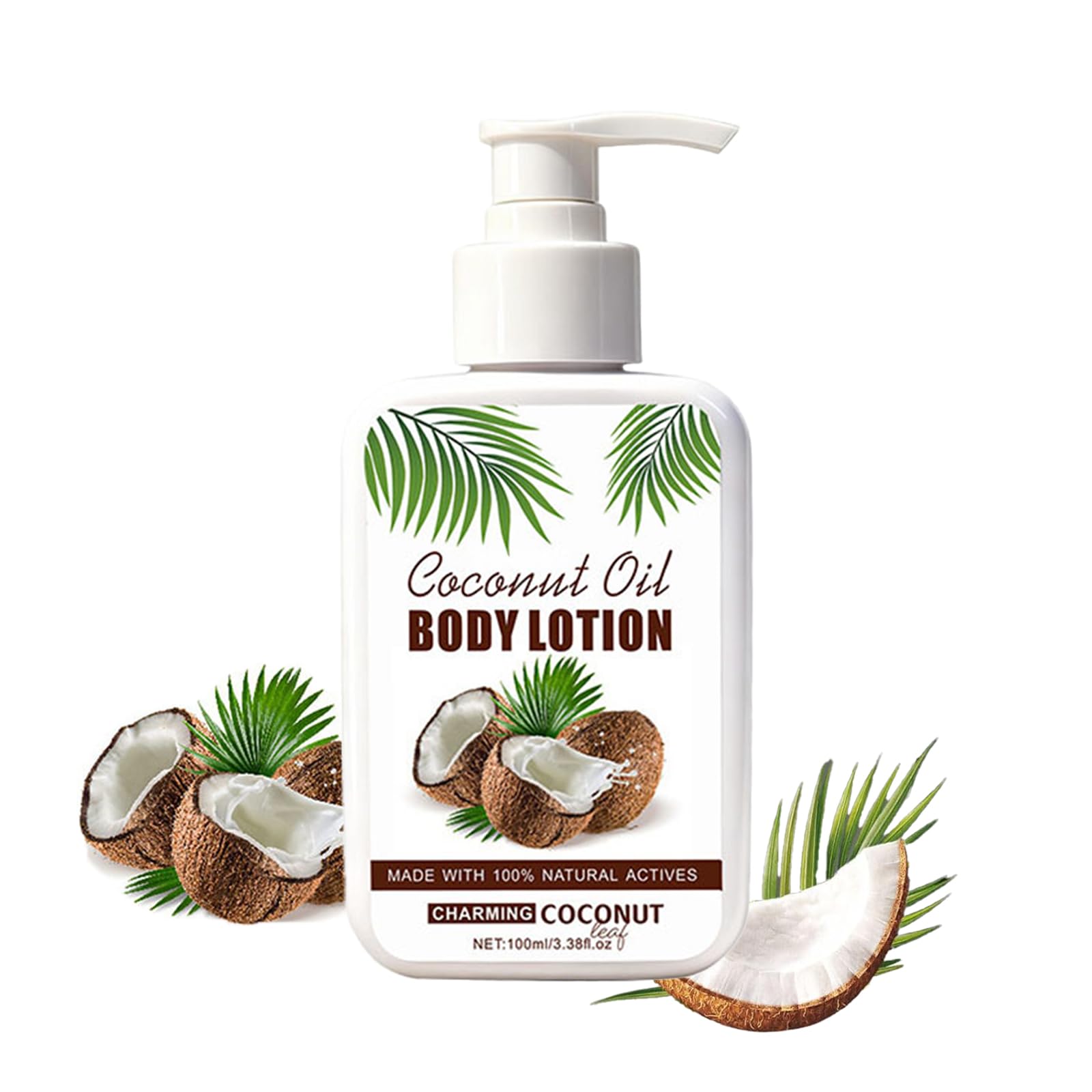 Helbr Coconut Oil Body Cream with Coconut Cream & Oil for Dry Skin  Deep Hydration Moisturizing Lotion for Face, Hands & Body, 