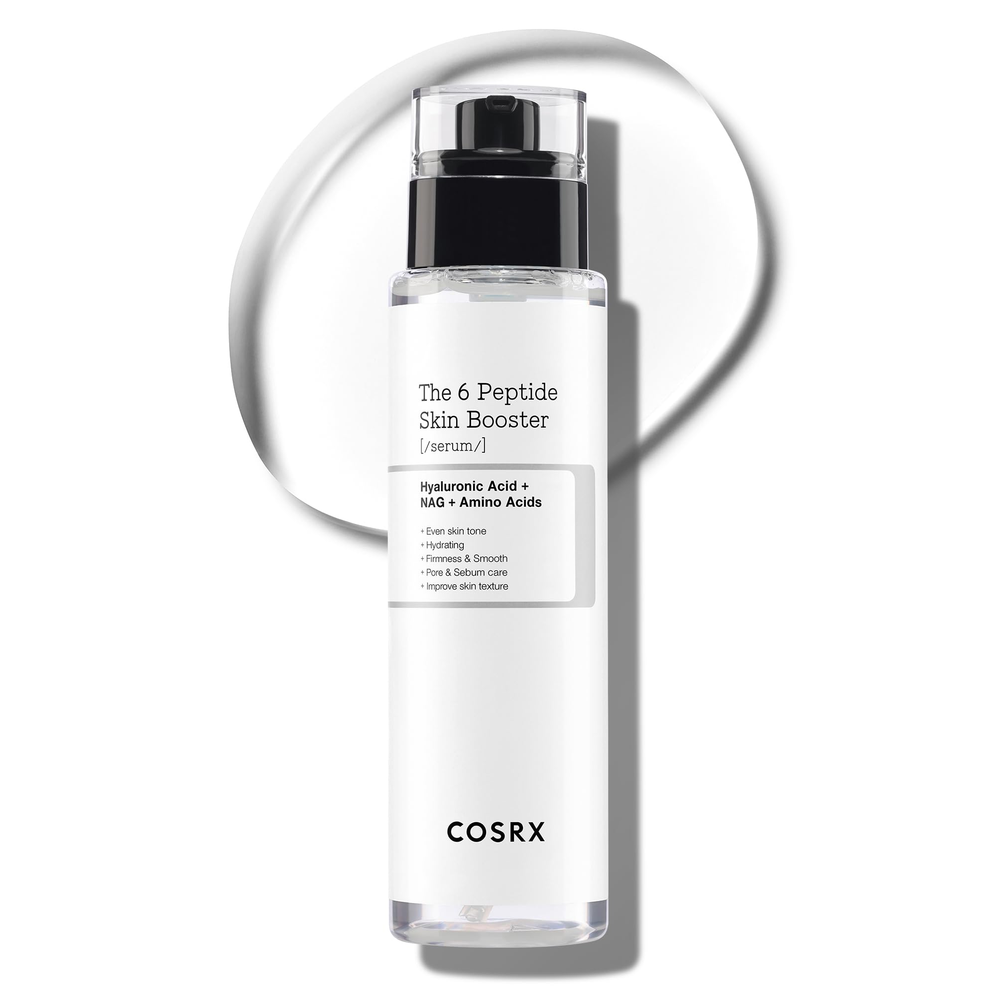 Cosrx 6X Peptide Collagen Booster Toner Serum, Niacinamide & Hyaluronic Acid Skin Renewal Boosting Facial Essence For All Skin T