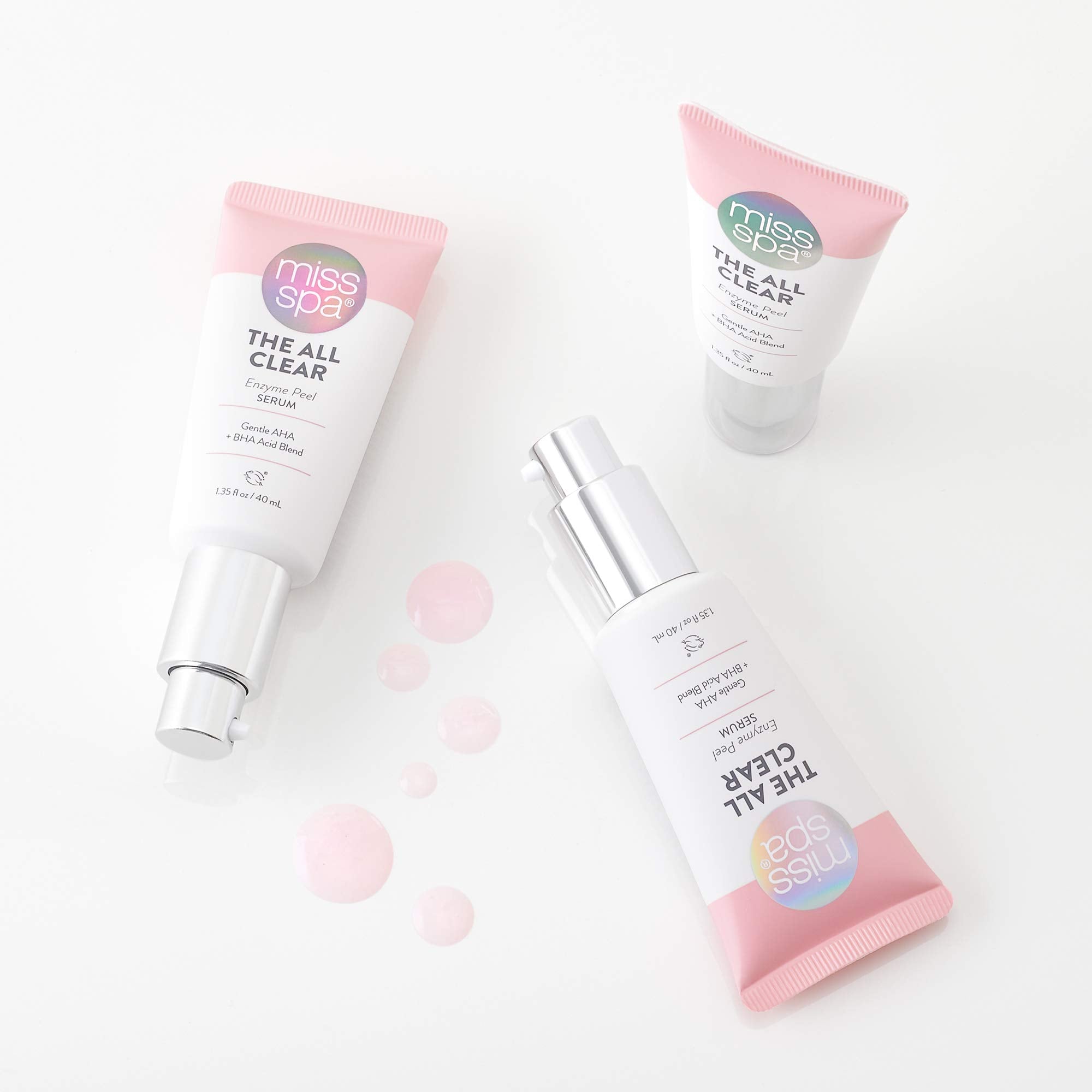 Miss Spa Enzyme Peel Face Serum for Women, Exfoliating Hydroxy Acid Serum, Brightening Face Serum, Help Fight Blemishes, Skin Ca