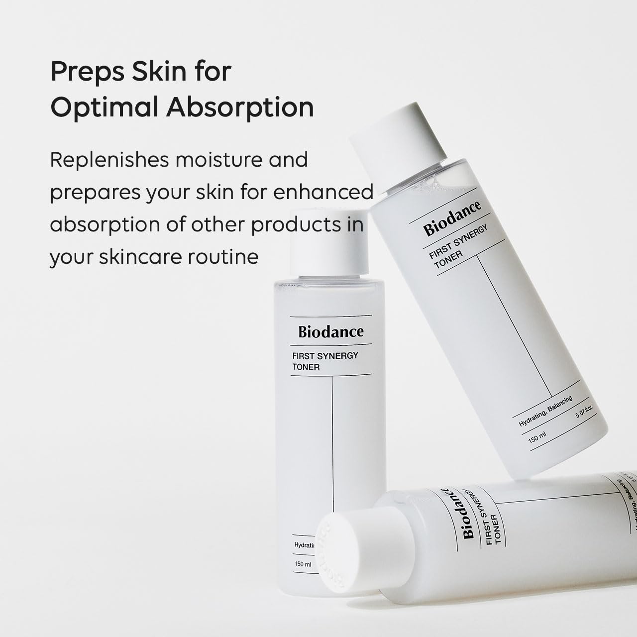 Biodance First Synergy Toner, All-in-One Toner, Moisturizing, Skin Balance, Hyaluronic Acid | 5.07 fl.oz,150ml