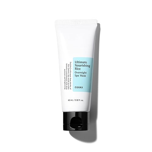 cOSRX Ultimate Nourishing Rice Overnight Spa Mask, 60ml  202 floz  Rice Extract 68% and Niacinamide 2%  Korean Skin care, Animal