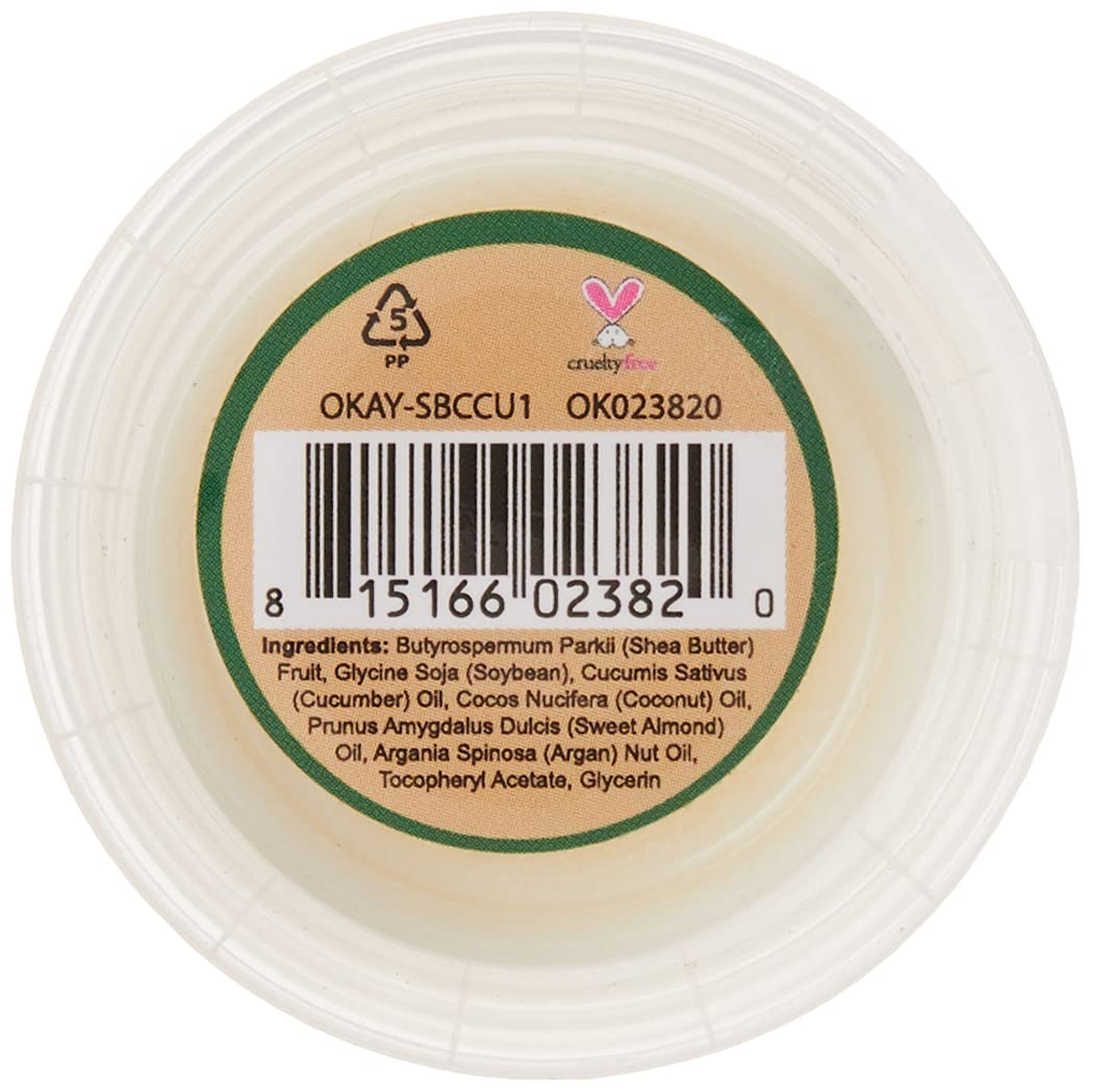 OKAY SHEA and CUCUMBER BODY BUTTER Ultra Moisturizing 1oz / 30gr.