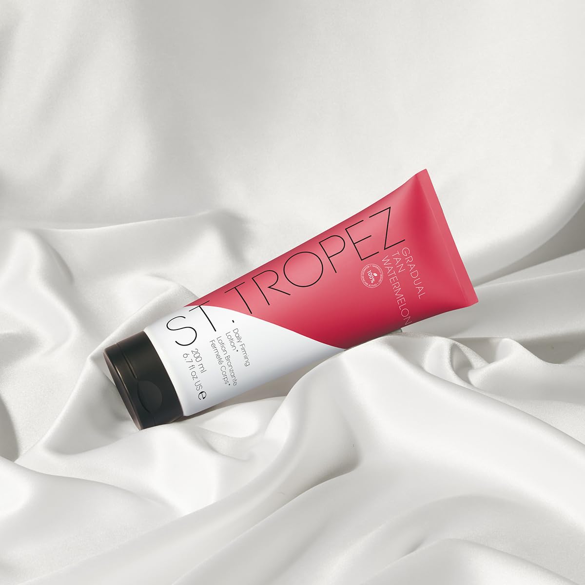 Sttropez Gradual Tan Watermelon, Daily Firming Lotion, Hydrating Self Tan Moisturizer, 5 Skincare Benefits, Vegan, Natural & Cru