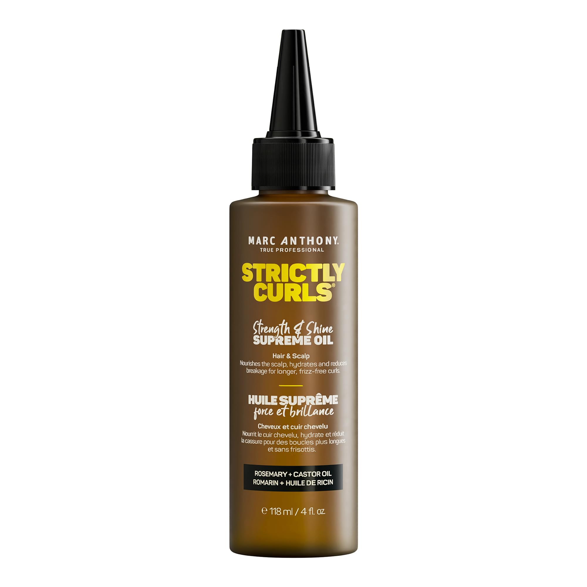 Marc Anthony Nourishing Scalp & Hair Supreme Oil, Strictly Curls  Adds Shine, Reduces Frizz and Breakage  For Curly Hair  Ros