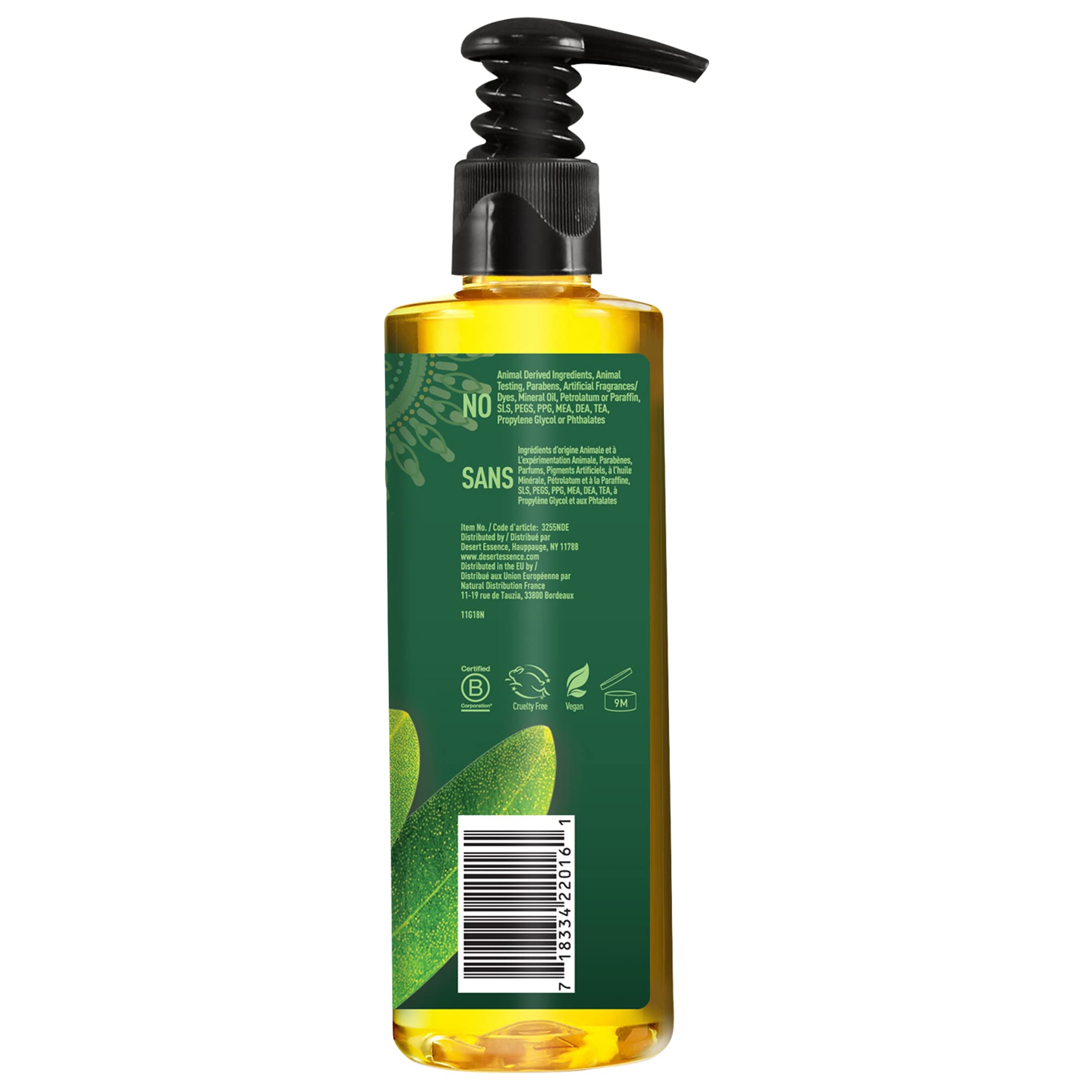 Desert Essence Thoroughly Clean Face Wash - Original - 8.5 Fl Oz - Tea Tree Oil - For Soft Radiant Skin - Gentle Cleanser - Extr