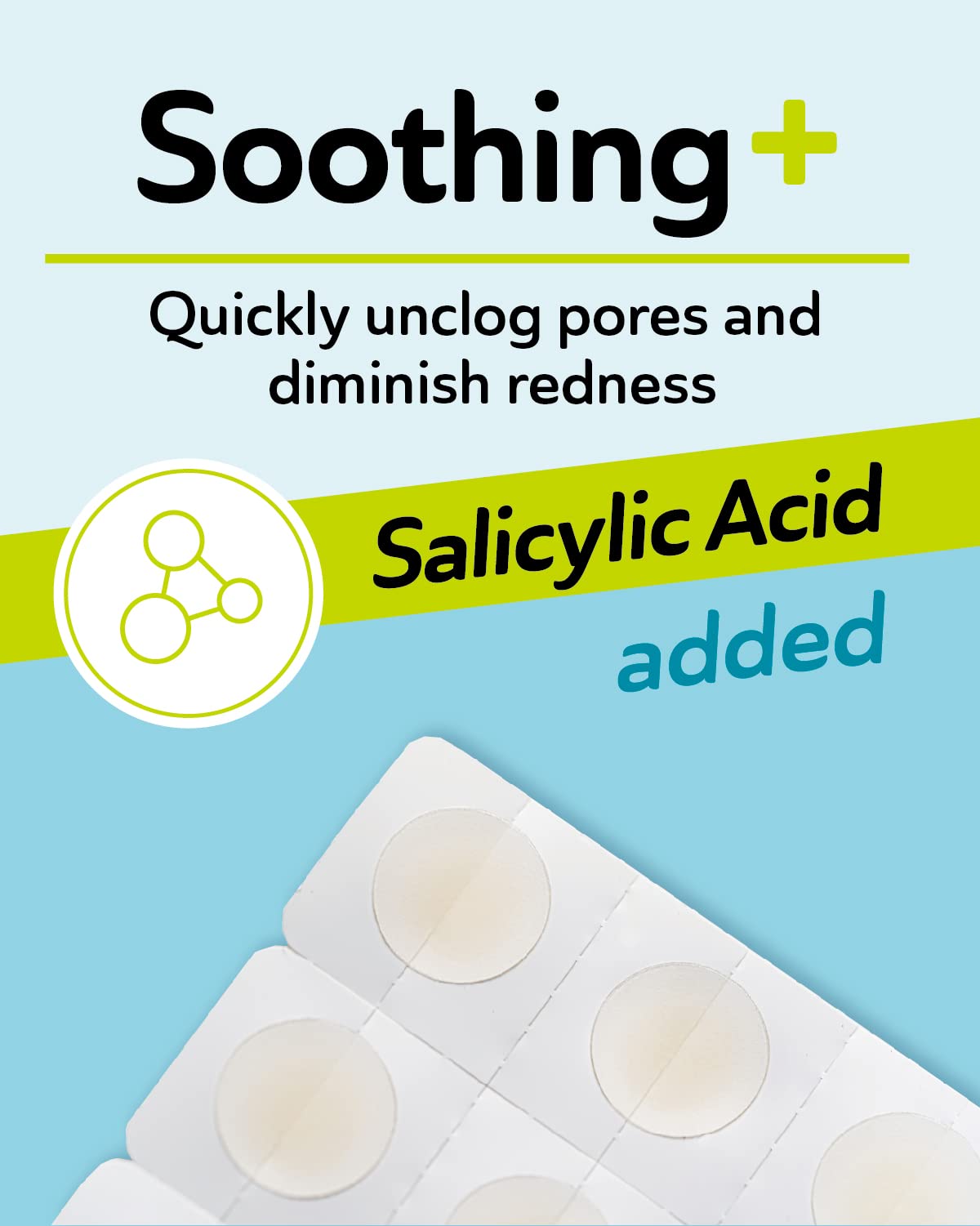 Invisible Salicylic Acid Pimple Patches for Face - Redness Reducing Hydrocolloid Acne Patches, Clear Pimple & Zit Patches for Bl