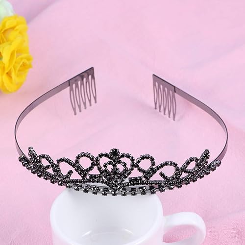 Bridal Tiara - Wedding Bridal Crown Rhinestone Hair Barrettes - Masquerade - 1st Choice