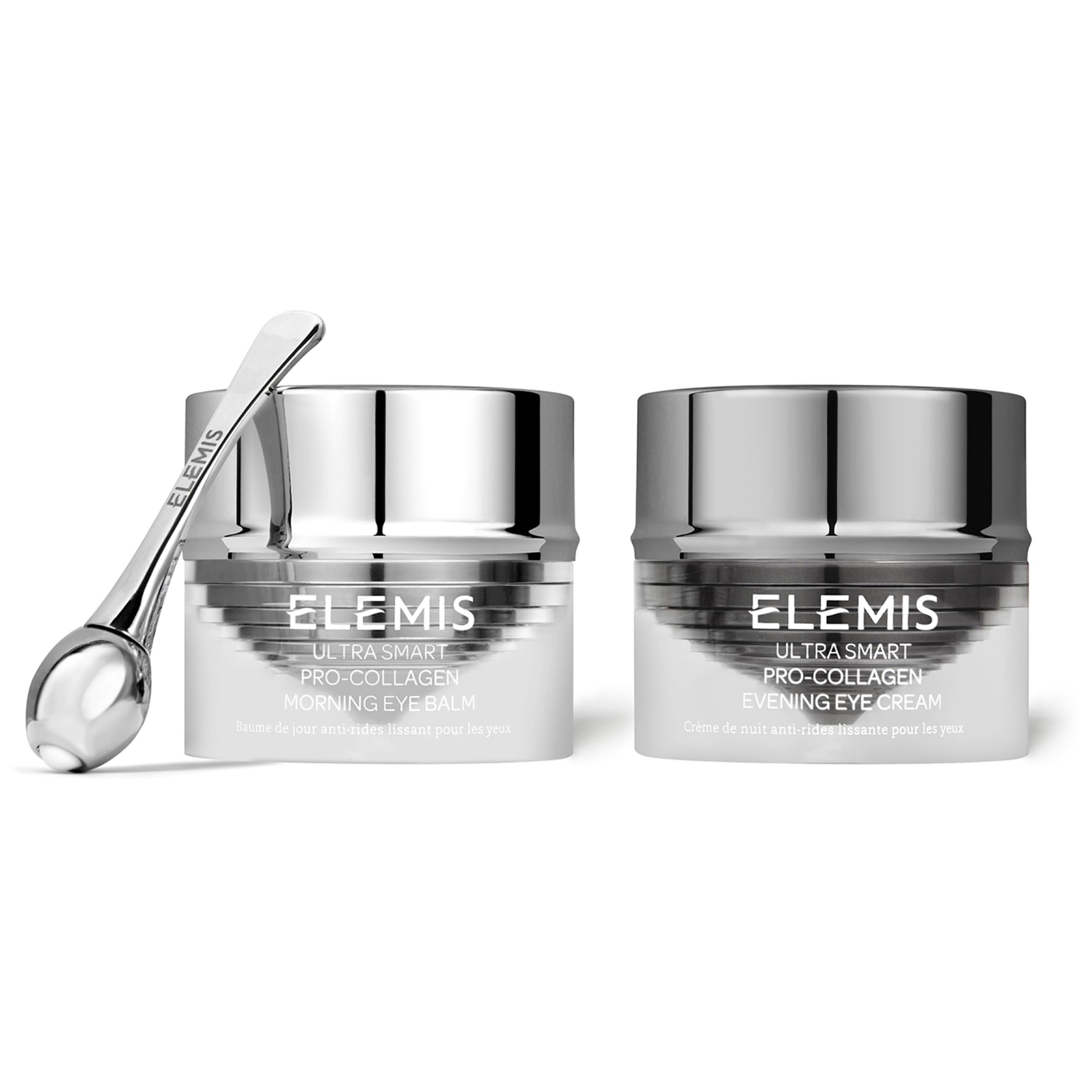 Elemis Ultra Smart Pro-Collagen Eye Treatment Duo | Skincare Eye Contour For Day & Night Treament | Rejuvenates, Smoothes, And T