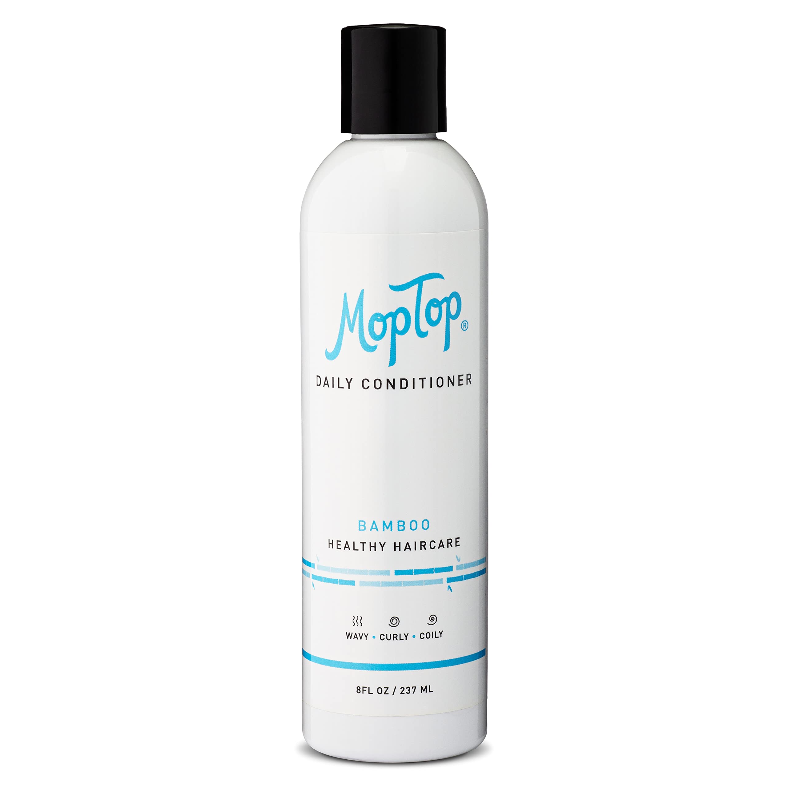 MopTop Daily Conditioner, Natural Hair Moisturizer, Reduces Frizz, Aloe, Sea Botanicals & Honey, Color Safe - For All Hair Types