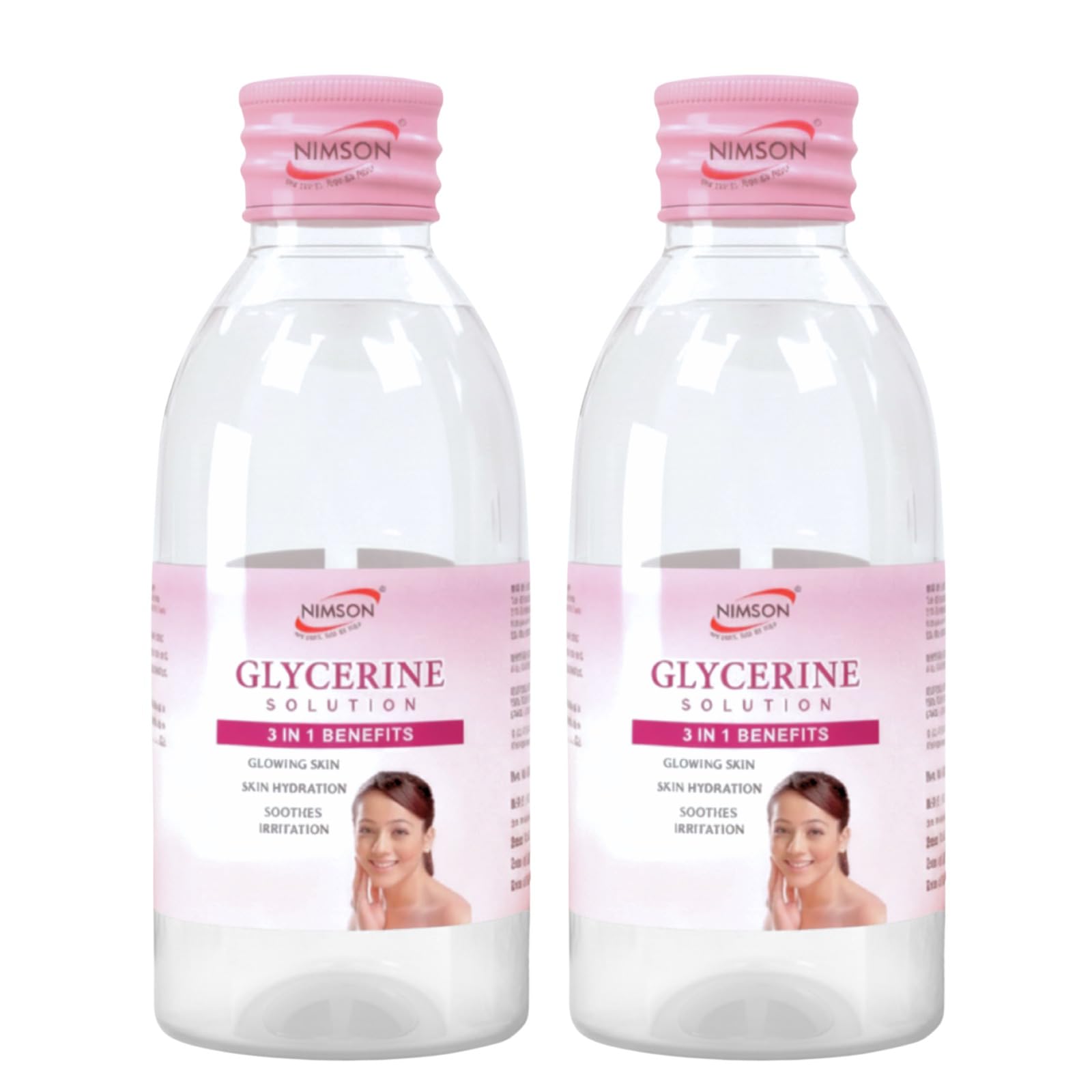 Nimson Pure Glycerine Solution For Skin & Face  Pack Of 2 (50Ml Each) | Natural Moisturizer & Cleanser For Dry, Glowing Skin Al