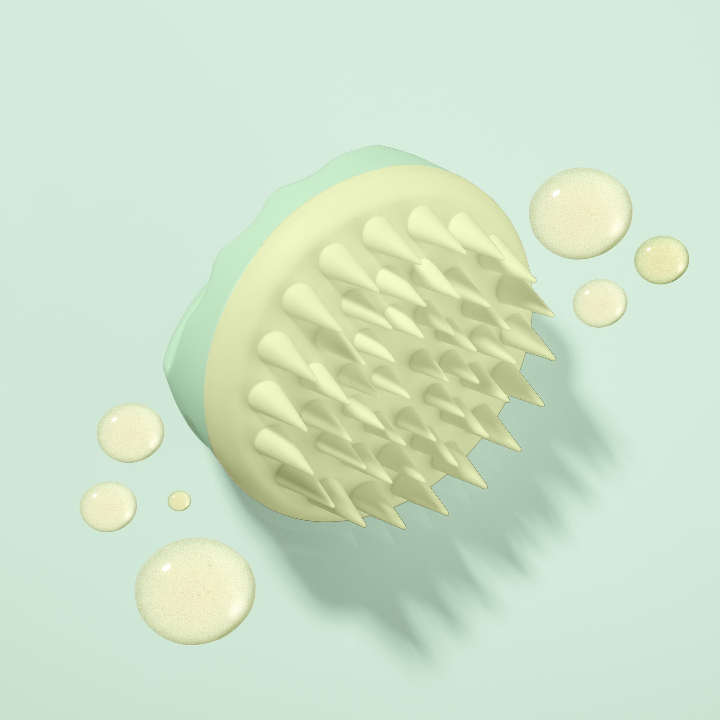 Nature Spell Scalp Massager | Scalp Scrubber with Soft Silicone Bristles | Hair Oil Applicator | Scalp Massager Hair Growth | We