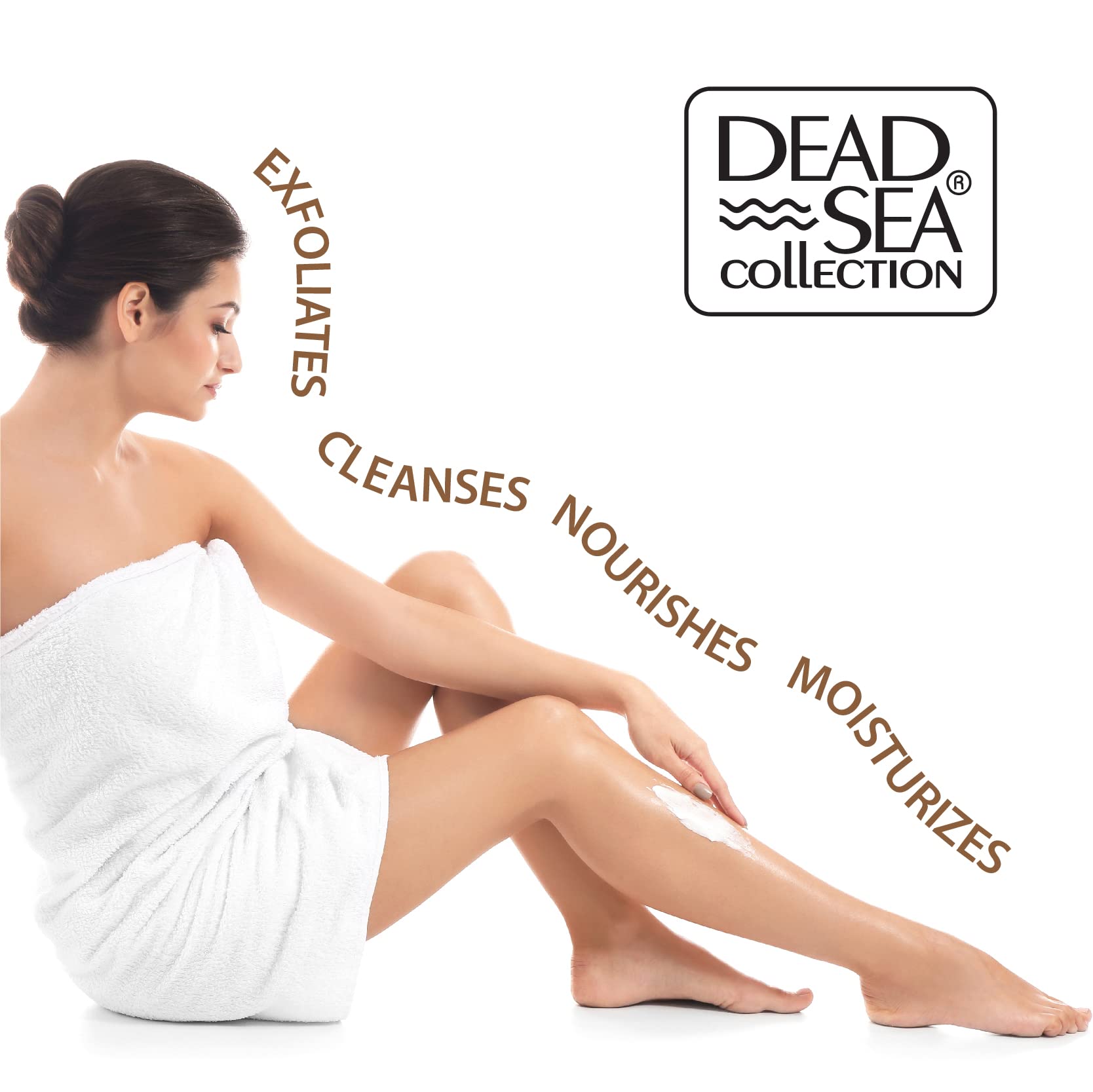 Dead Sea Collection Lavender Salt Body Scrub - Large 23.28 OZ - with Pure Oils and Dead Sea Minerals