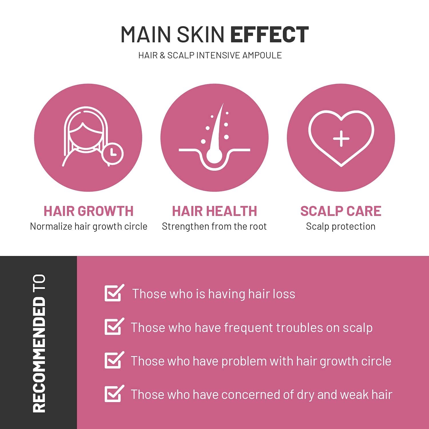 Brun Hs - Control Hair And Scalp Ampoule Serum - Korean Serum Booster For Hair Growth Use Without Derma Pen Skin Care Serum 1.18
