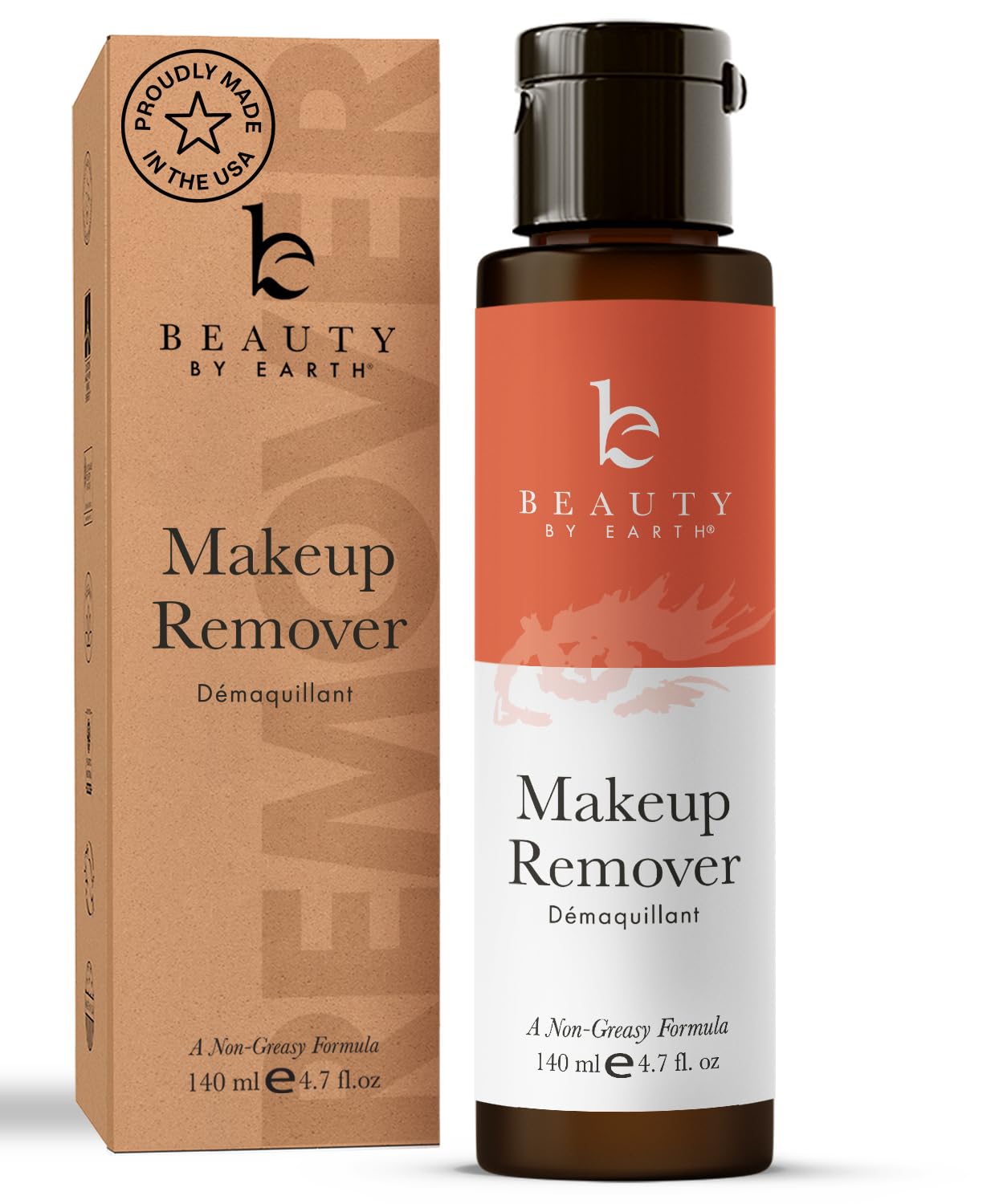 Makeup Remover - USA Made with Natural & Organic Ingredients Face and Eye