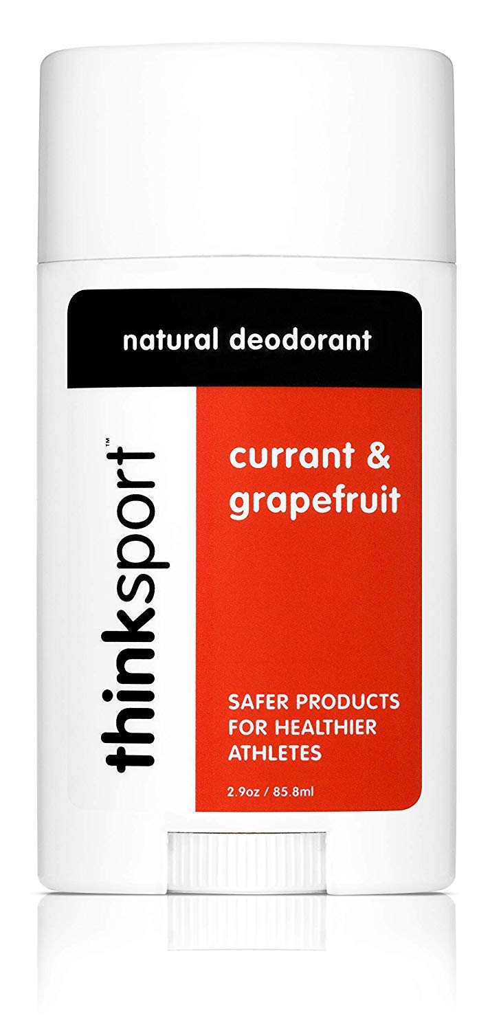 Thinksport Natural Deodorant - Aluminum Free Under Arm Freshness - Non-Toxic Travel Size Sports Stick for Athletes - Cruelty Fre