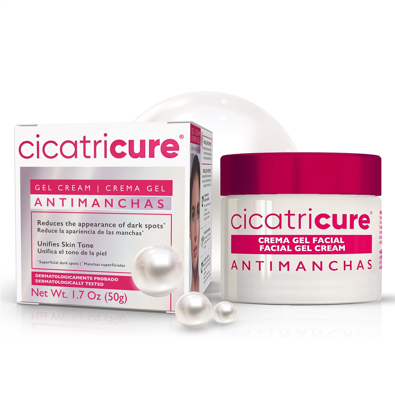 Cicatricure Antimanchas Brightening Face Moisturizer, Results in 4 weeks, Faded Cream for Dark Spots with Tranexamic Acid, Boost