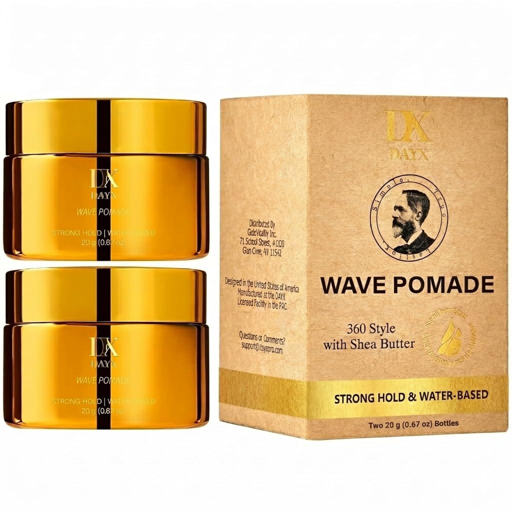 DayixCare Wave Pomade for Black Men: 360 Wave Grease for Training & Wolfing