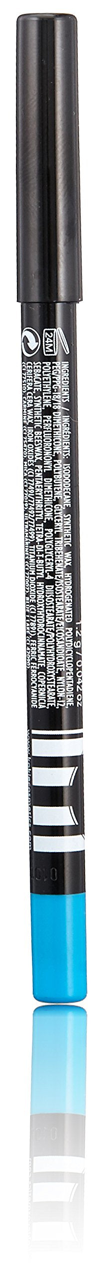 Kokie Cosmetics Waterproof Velvet Smooth Eyeliner Pencil, Bright Blue, 0.042 Ounce