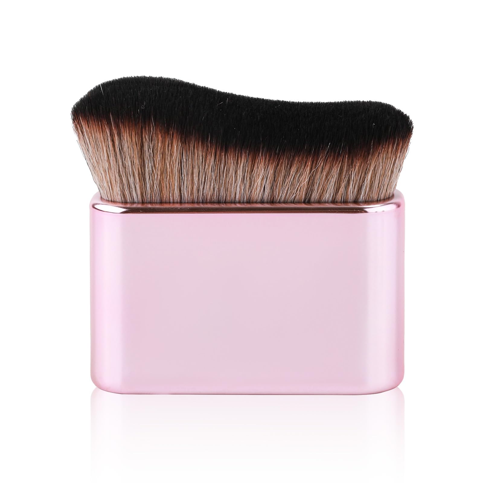 Self Tanning Brush, Self Tanner Applicator Brush Foundation Body Makeup Brushes Self Tan Brush for Kabuki Face Spray(Rose Pink)