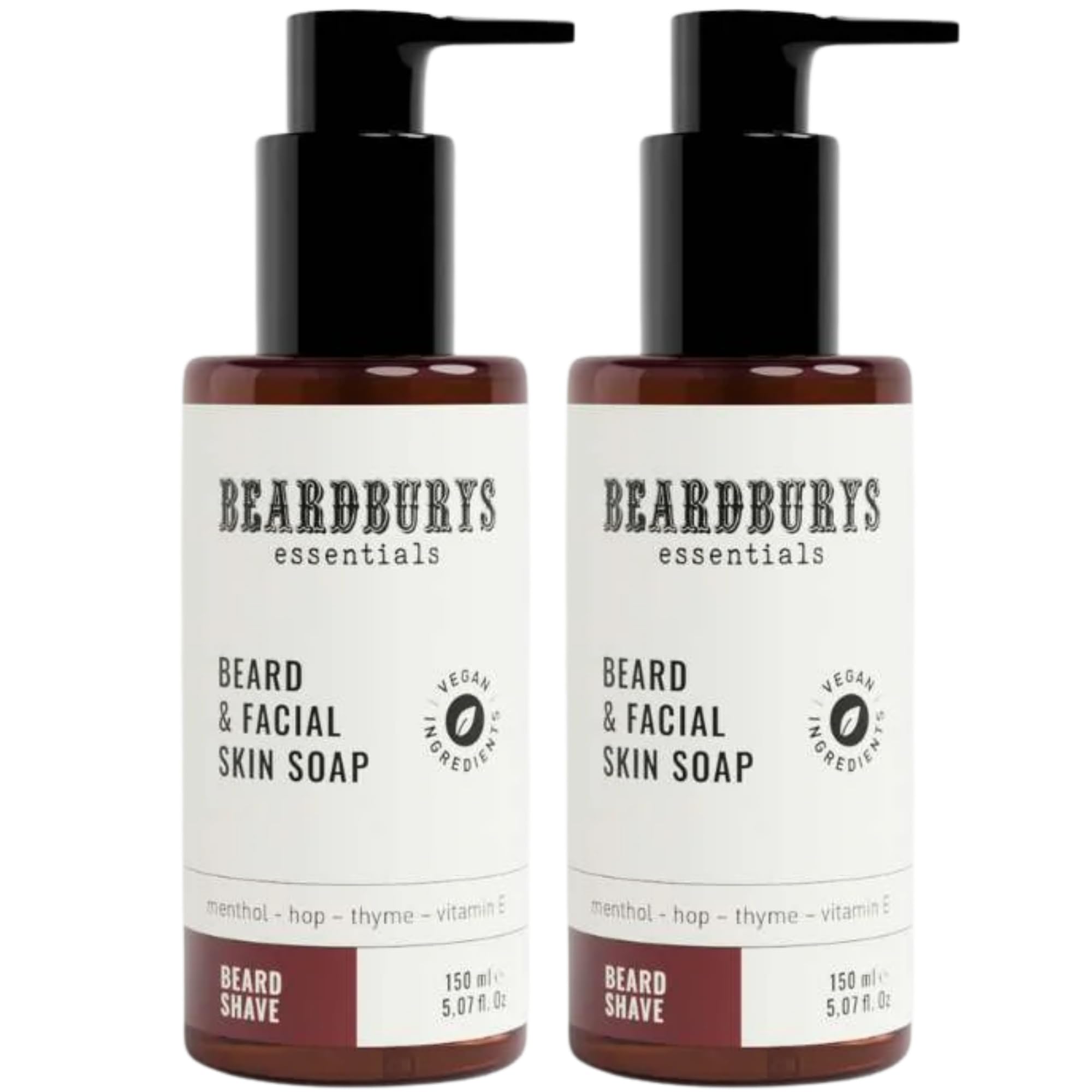 Beardburys Essentials Mens Daily Beard and Face Cleanser 250ml  Gentle Cleansing, Oil Control and Freshness, Daily Use  Pack 