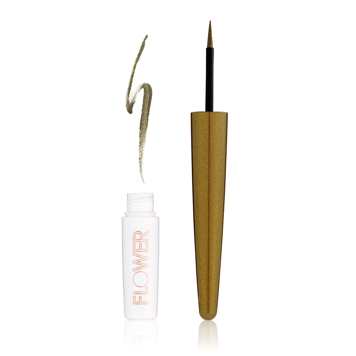 Flower Beauty Liquid Kajal Blendable Eyeliner | Eye Liner Meets Eyeshadow | Rich, Intense Color | Straight Line Or Smolder Blend