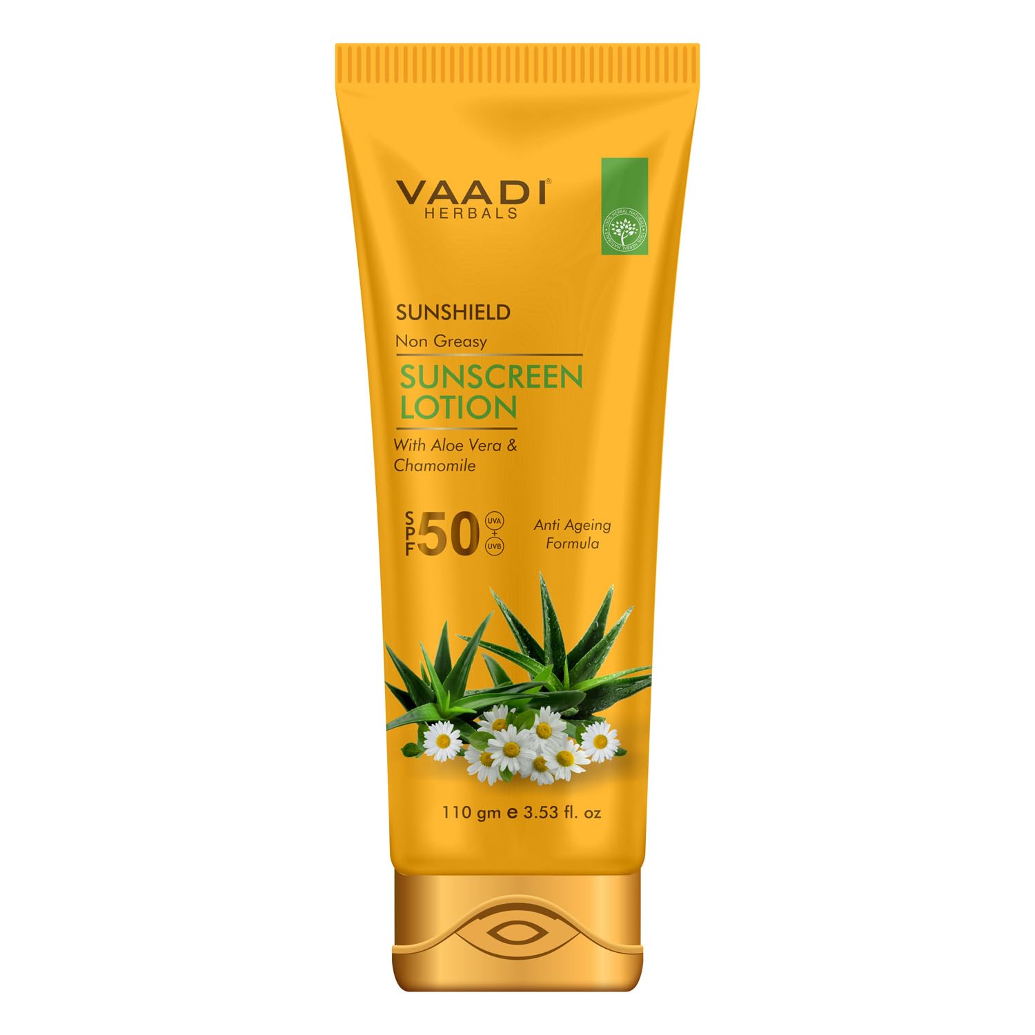 Vaadi Herbals Sunscreen Lotion SPF50, 110g