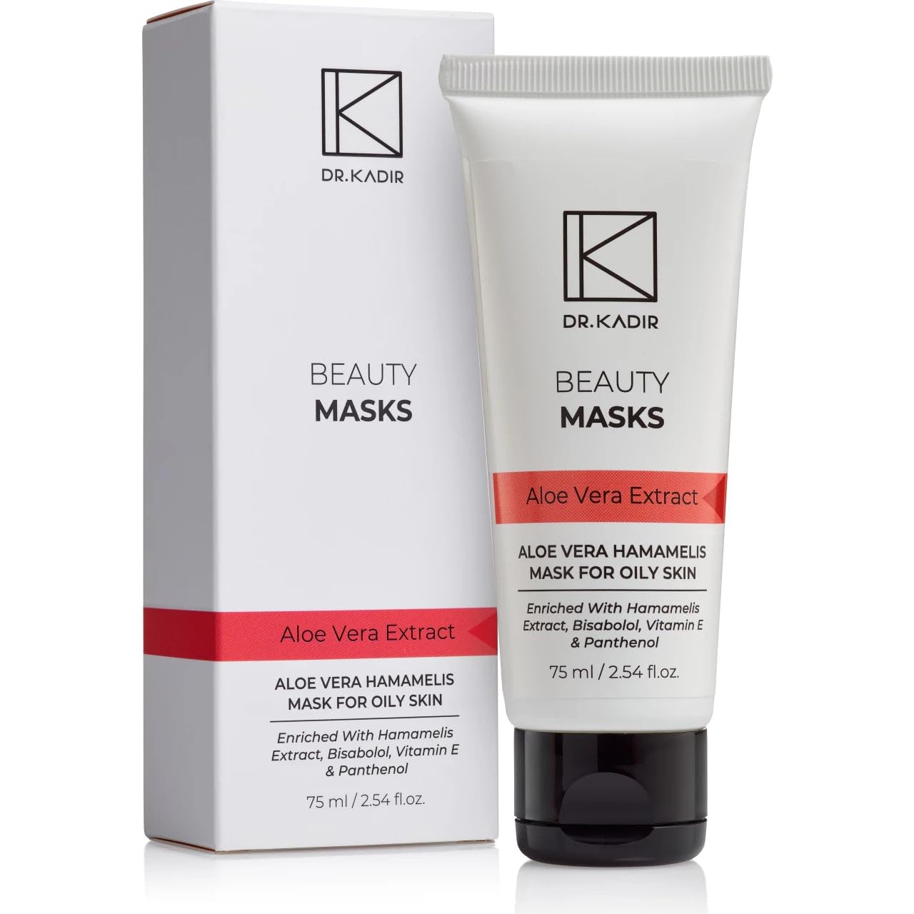Dr. Kadir Aloe Vera Hamamelis Mask for Oily Skin Deep Pore Cleansing, Soothing, and Moisturizing Face Mask 75ml (2.6 fl oz)
