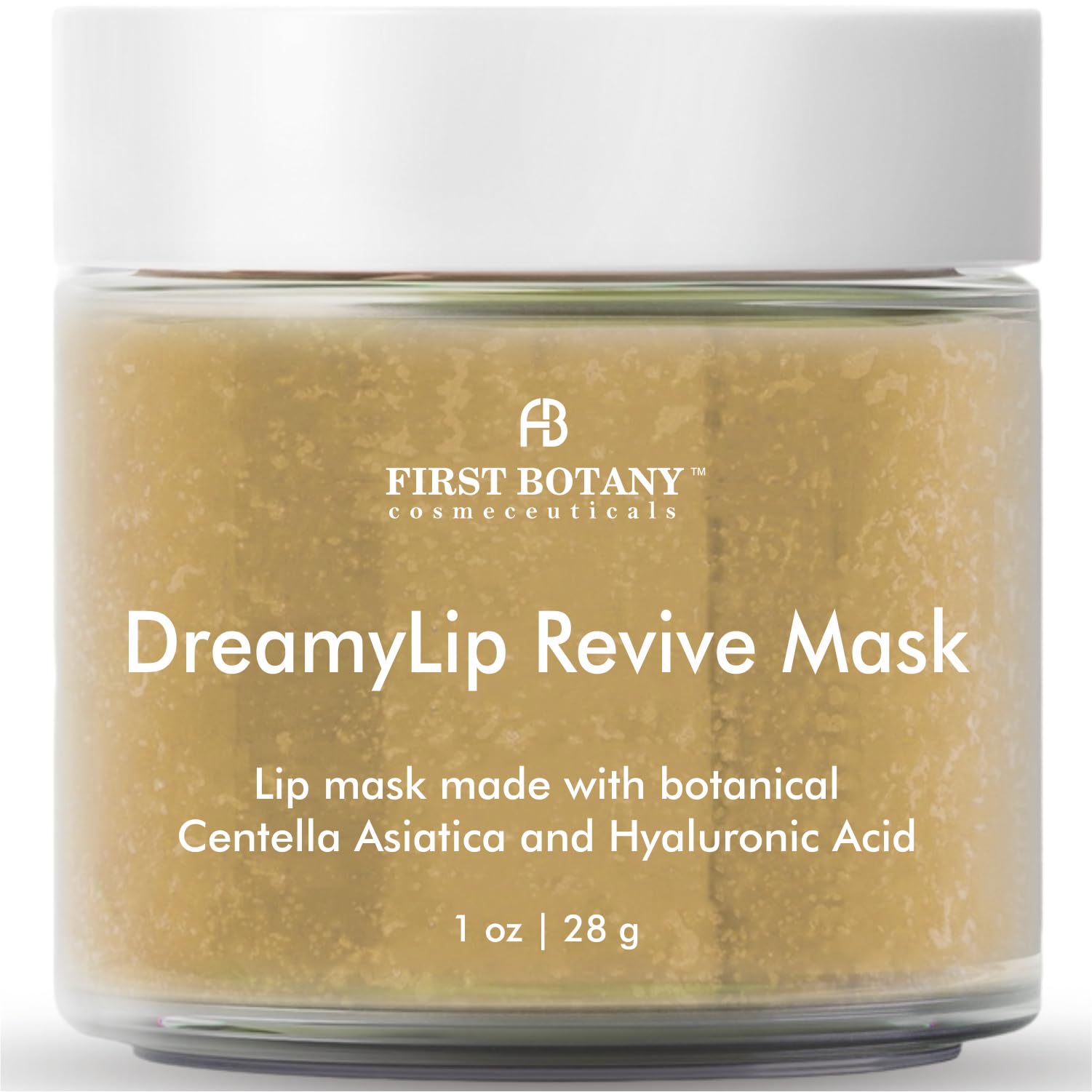 Lip Mask & Lip Balm - 2 in 1 Nourishing & Hydrating leave-on Overnight lip mask (Beige)