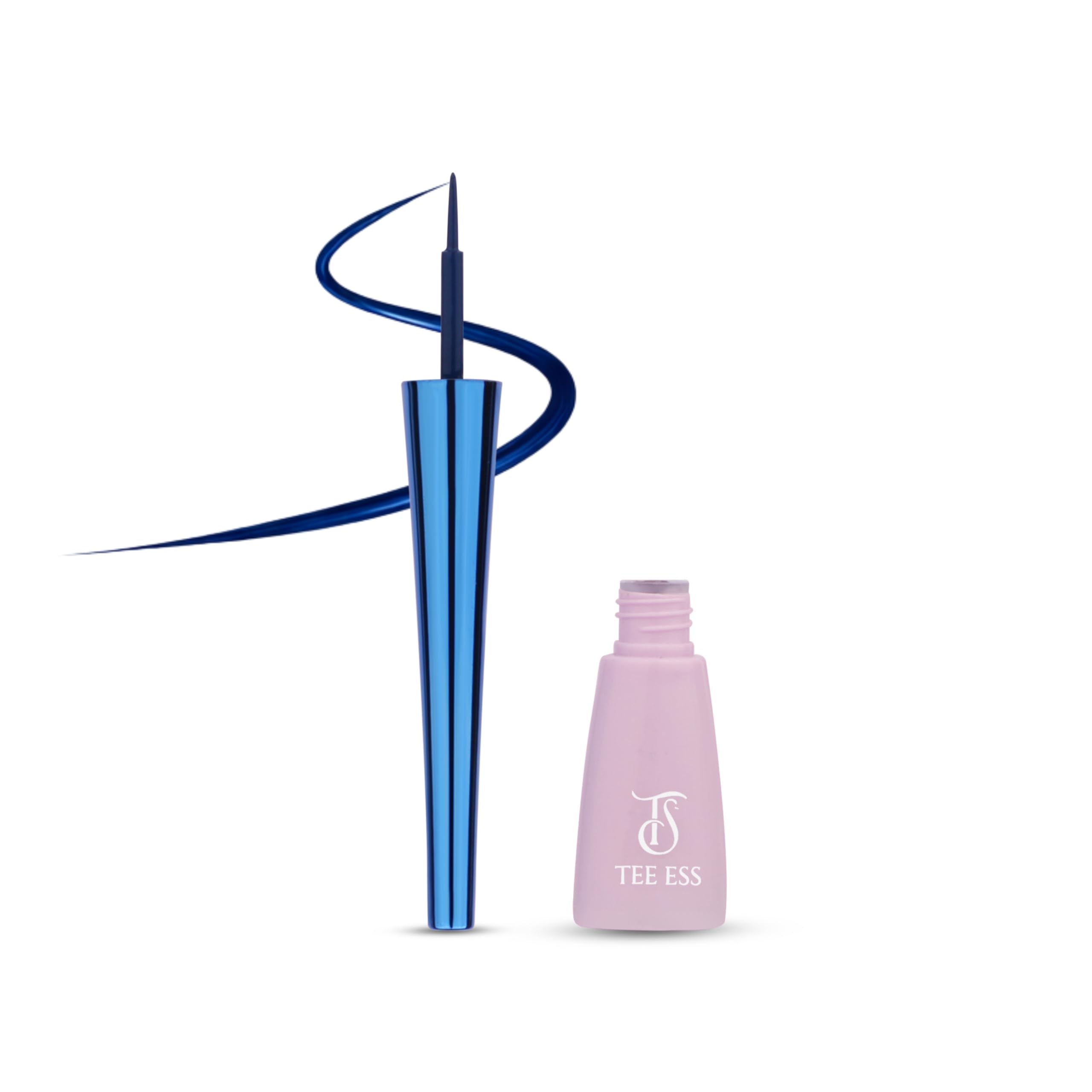 Tee Ess Waterproof Liquid Eyeliner, LongLasting SmudgeProof Formula With Fine Precision Tip, QuickDrying Intense Finish For W