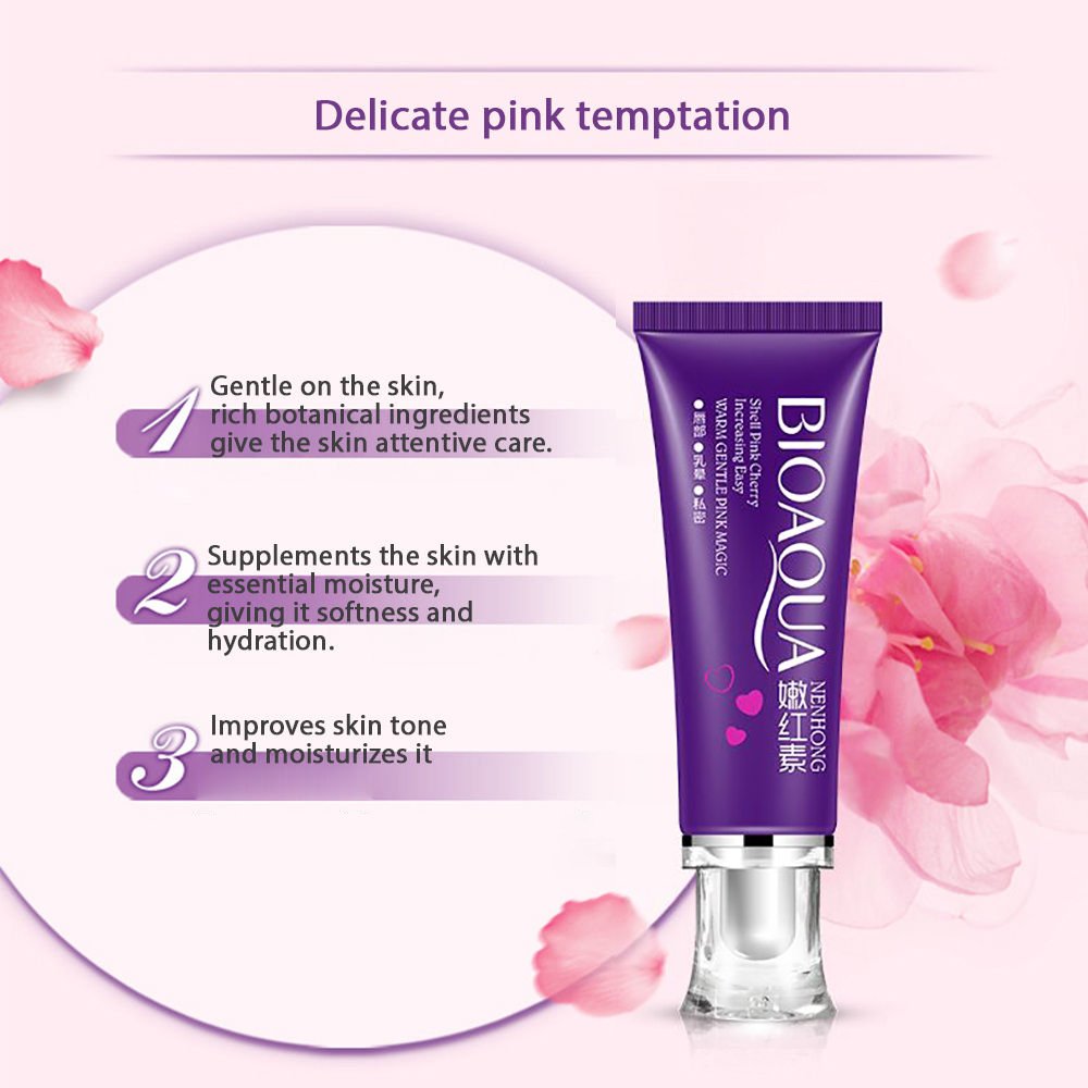 BIOAQUA Face Body Cream Skin Flowers Pink Cherries Private Part Intimate