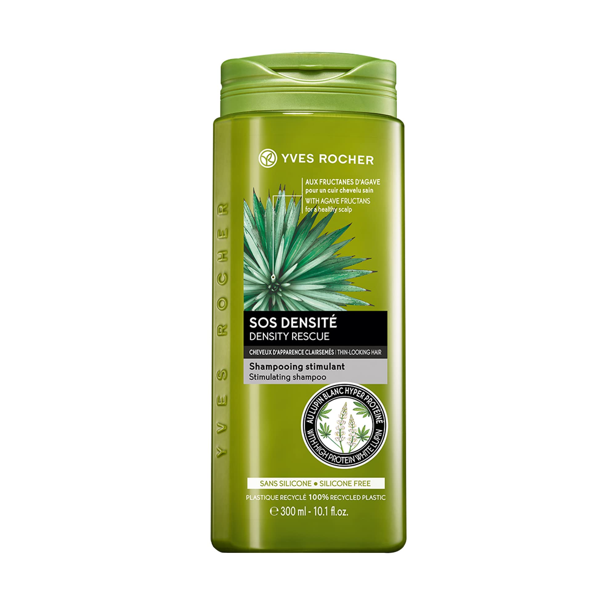 Yves Rocher Fortifying Shampoo | Density Rescue to Cleanse Scalp & Strengthen Hair | 10.1 fl oz