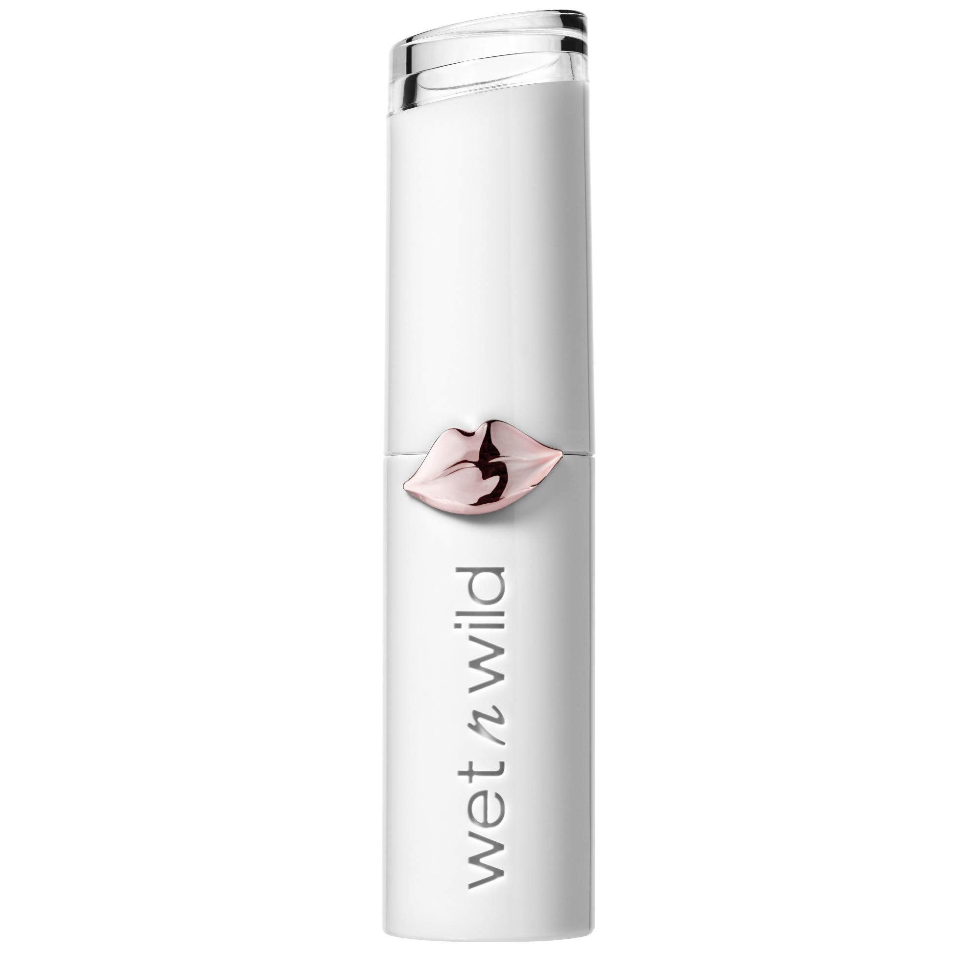 Lipstick By Wet n Wild Mega Last High-Shine Lipstick Lip Color Makeup, Red Raining Rubies