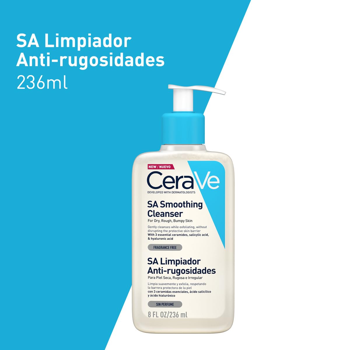 CeraVe SA Smoothing Cleanser | 236ml/8oz