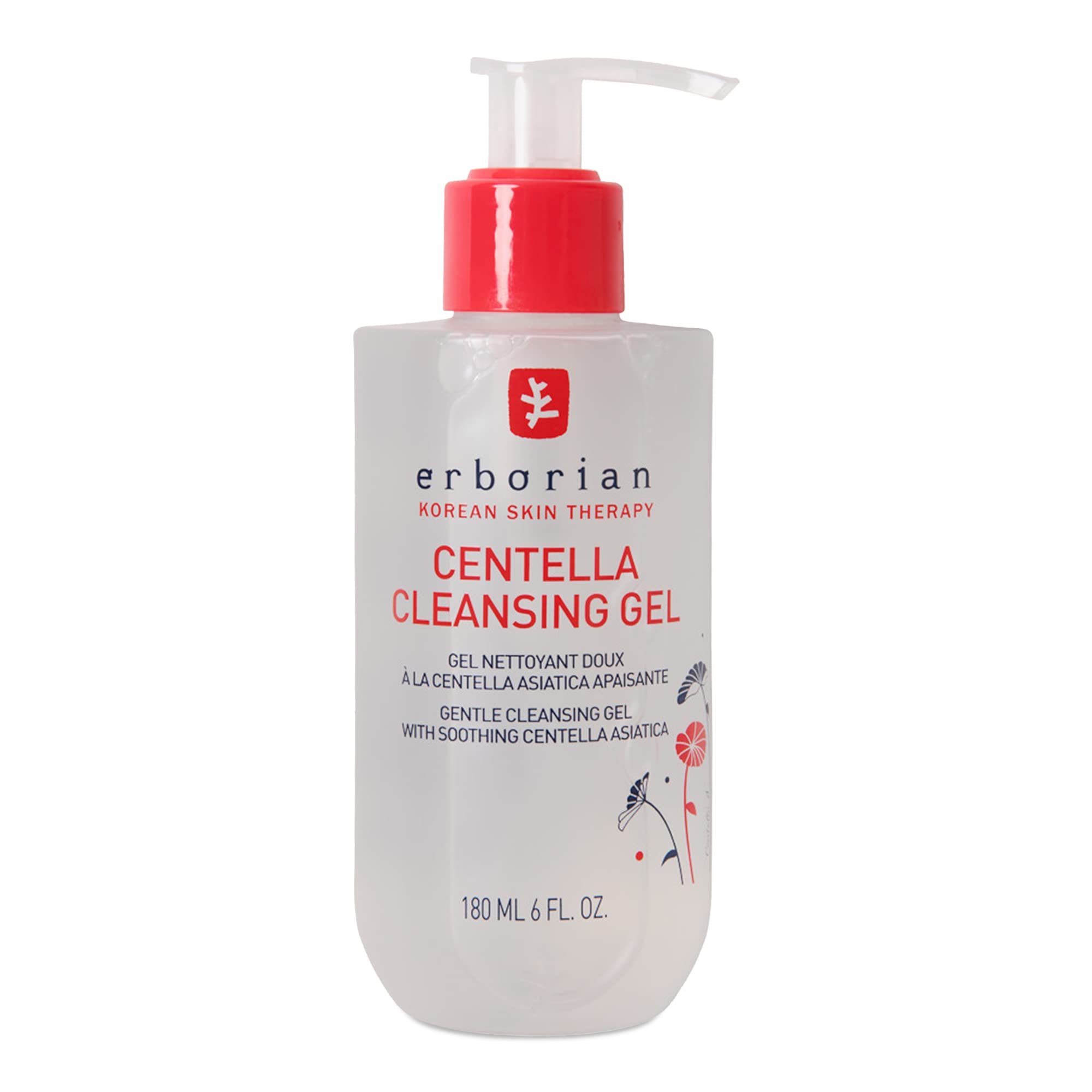 Erborian - Cleansing Gel - Gentle Daily Facial With Soothing Centella Asiatica Extract - Purifying, Detoxifying & Moisturizing F
