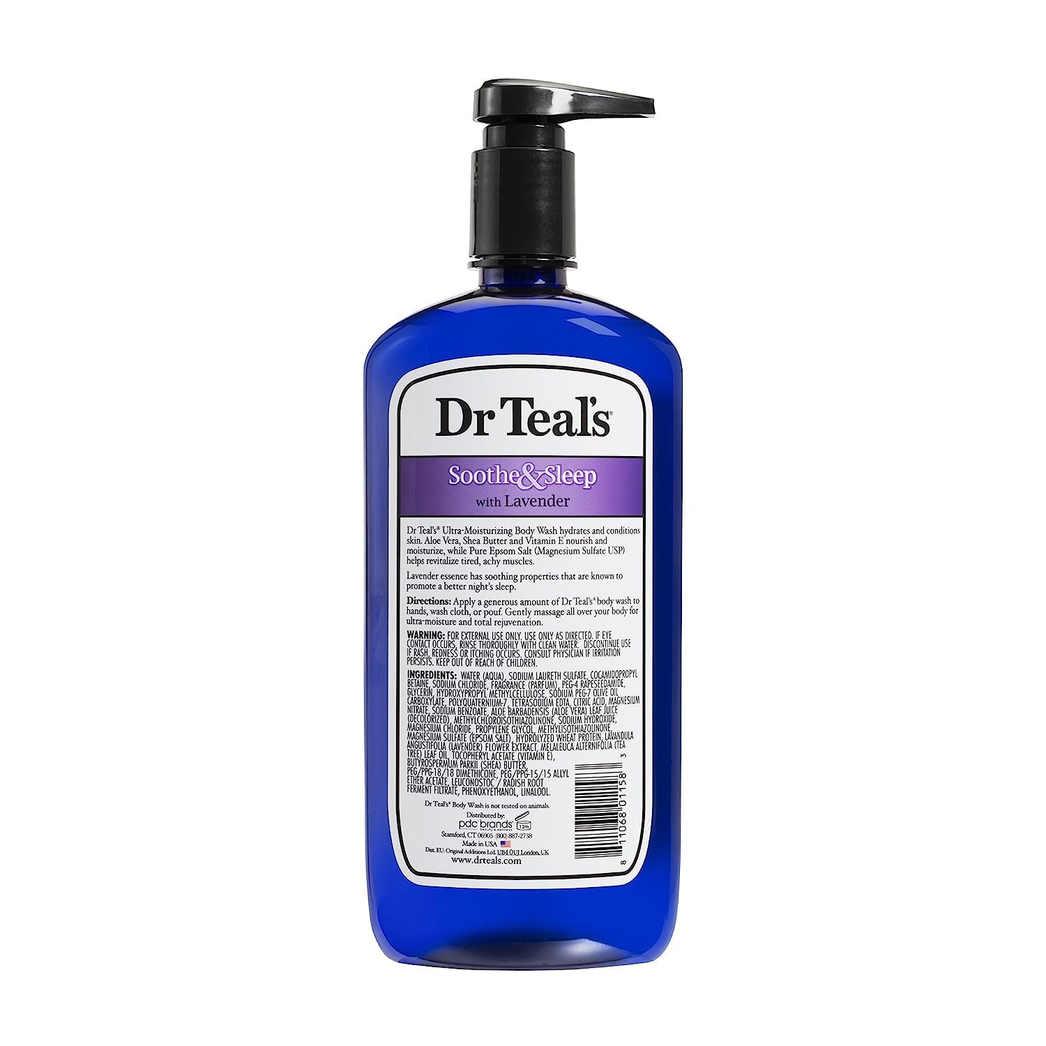 Dr Teal's Body Wash Gift Set - 3 Bottles, 24 oz Each - Soothe & Sleep, Glow & Radiance, Relax & Relief Scents with Essential Oils