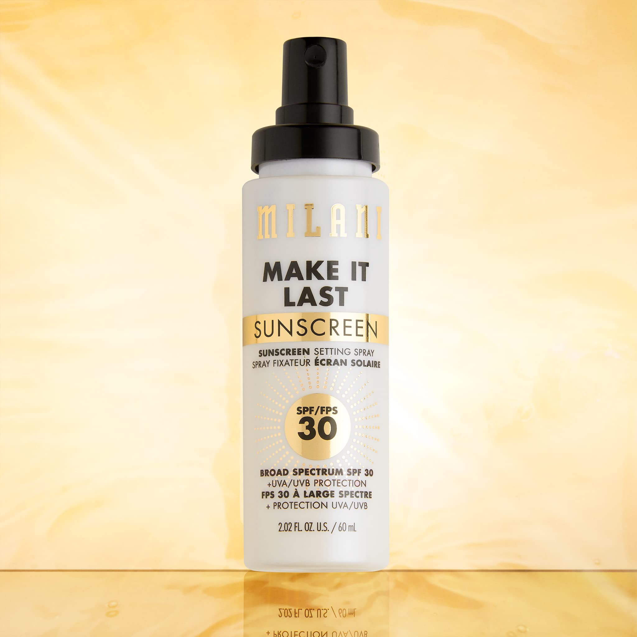 Milani Make It Last Sunscreen - Sunscreen Setting Spray With Spf 30 - Makeup Primer And Setting Spray With Spf30 Sunscreen, Long