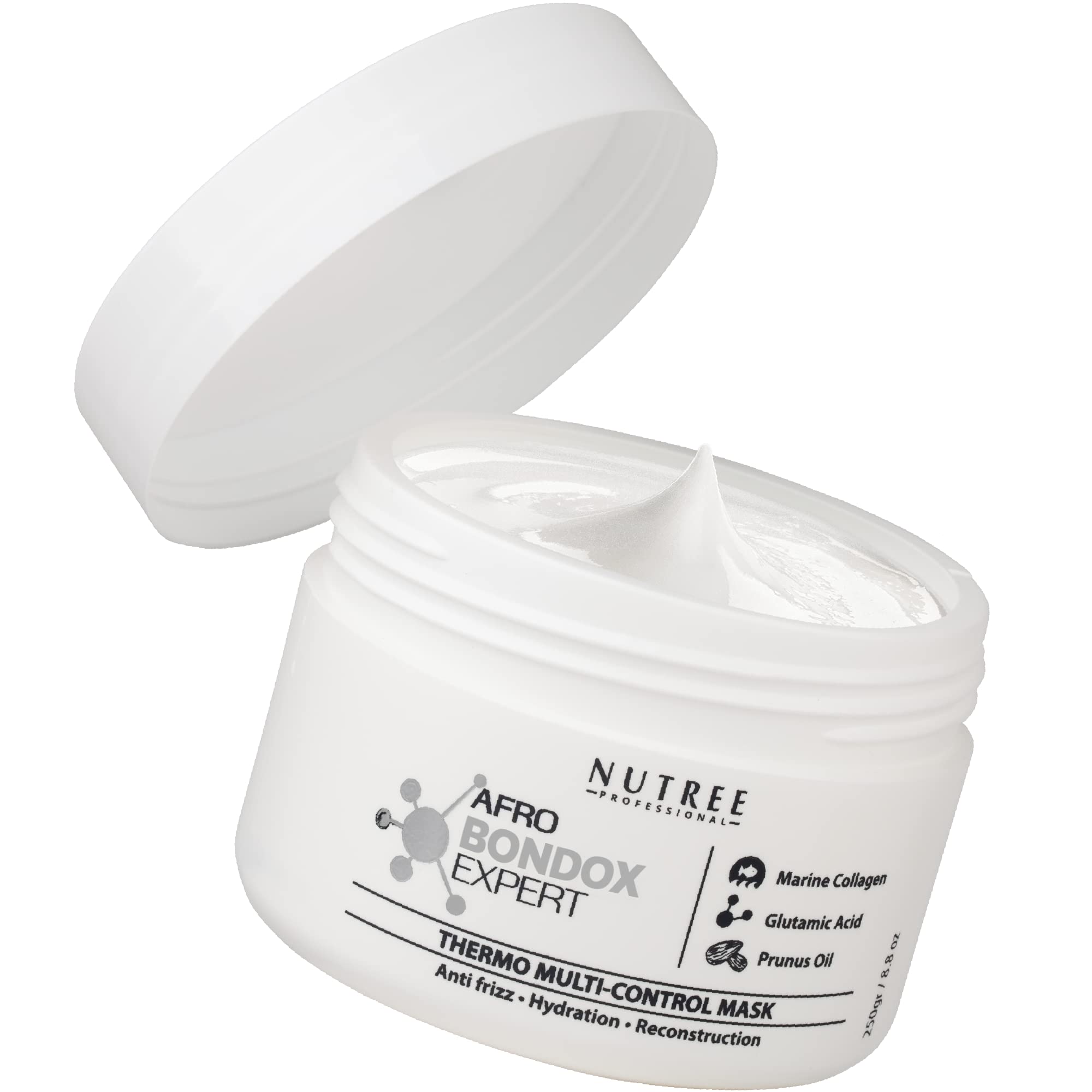 HAIR MASK FOR DAMAGED HAIR AFRO BRAZILIAN BONDOX 8.8 oz Extra Strong Hair Mask for ALL hair types, especially for Afro 4A 4B 4C