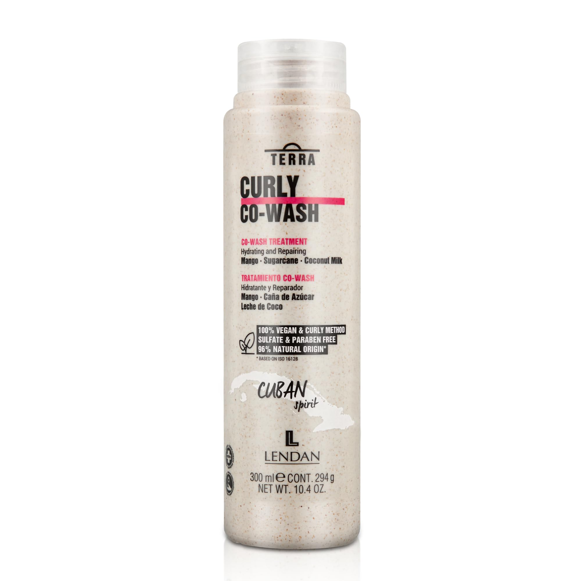 Lendan - Curly Method Co-Wash - Terra Curly Co-Wash - 300 ml - Gentle Cleansing - Defined Curls Without Weighing Down - Deep Hai