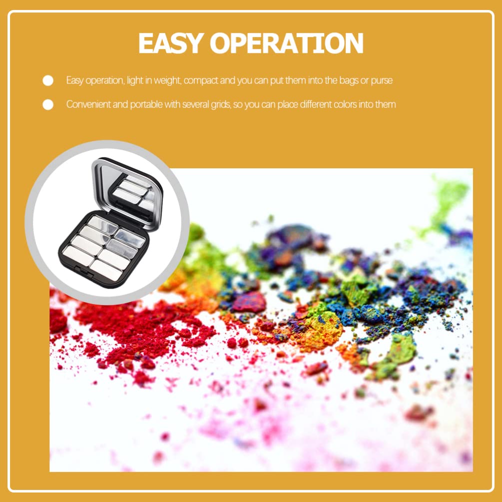 Beaupretty 2pcs Empty Lipstick Palette DIY Lipstick Lip Balm Blusher Containers Refillable Makeup Eyeshadow Storage Case Box wit