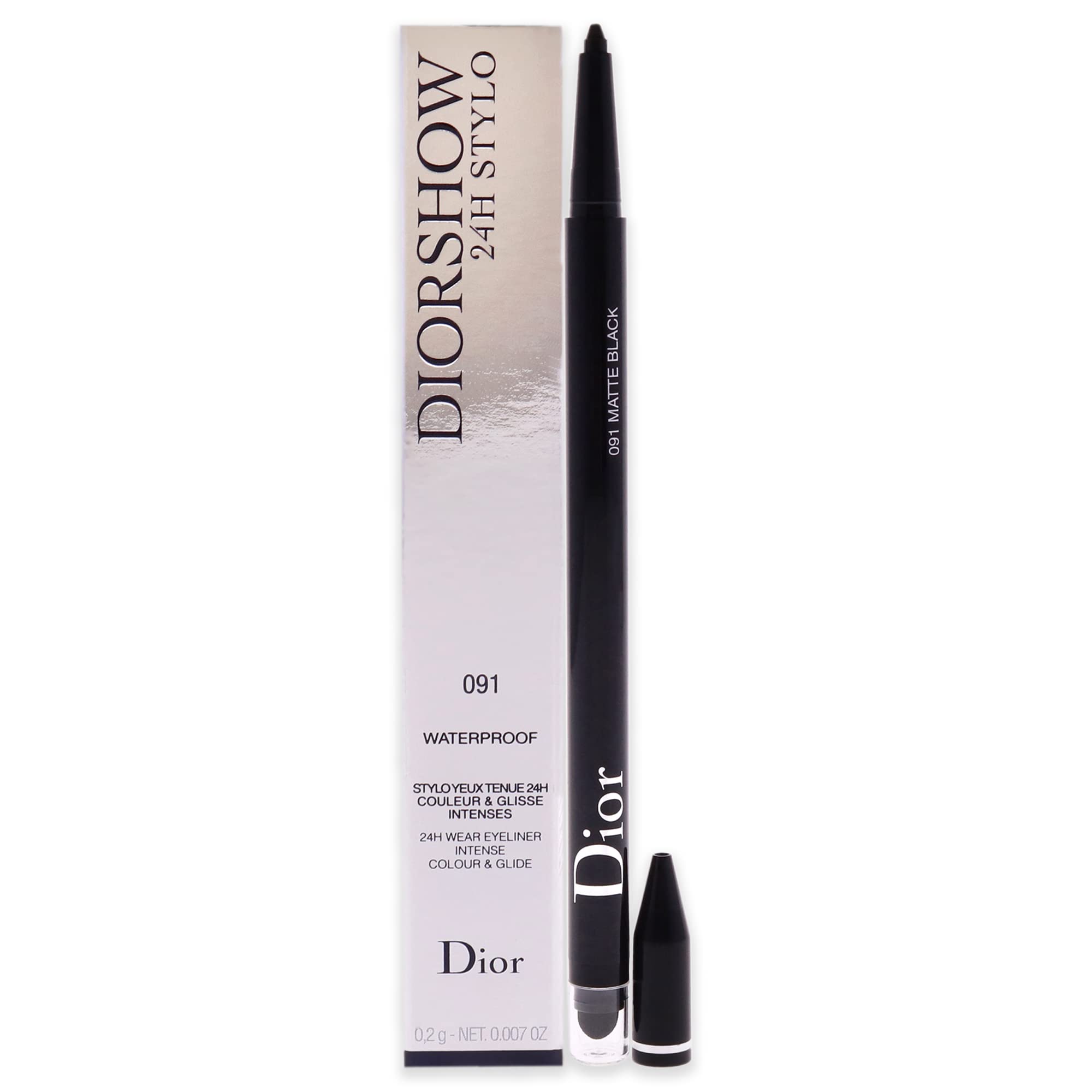 Christian Dior By Christian Dior Diorshow 24H Stylo Waterproof Eyeliner - # 091 Matte Black --02G0007Oz(D0102H5Htr2)