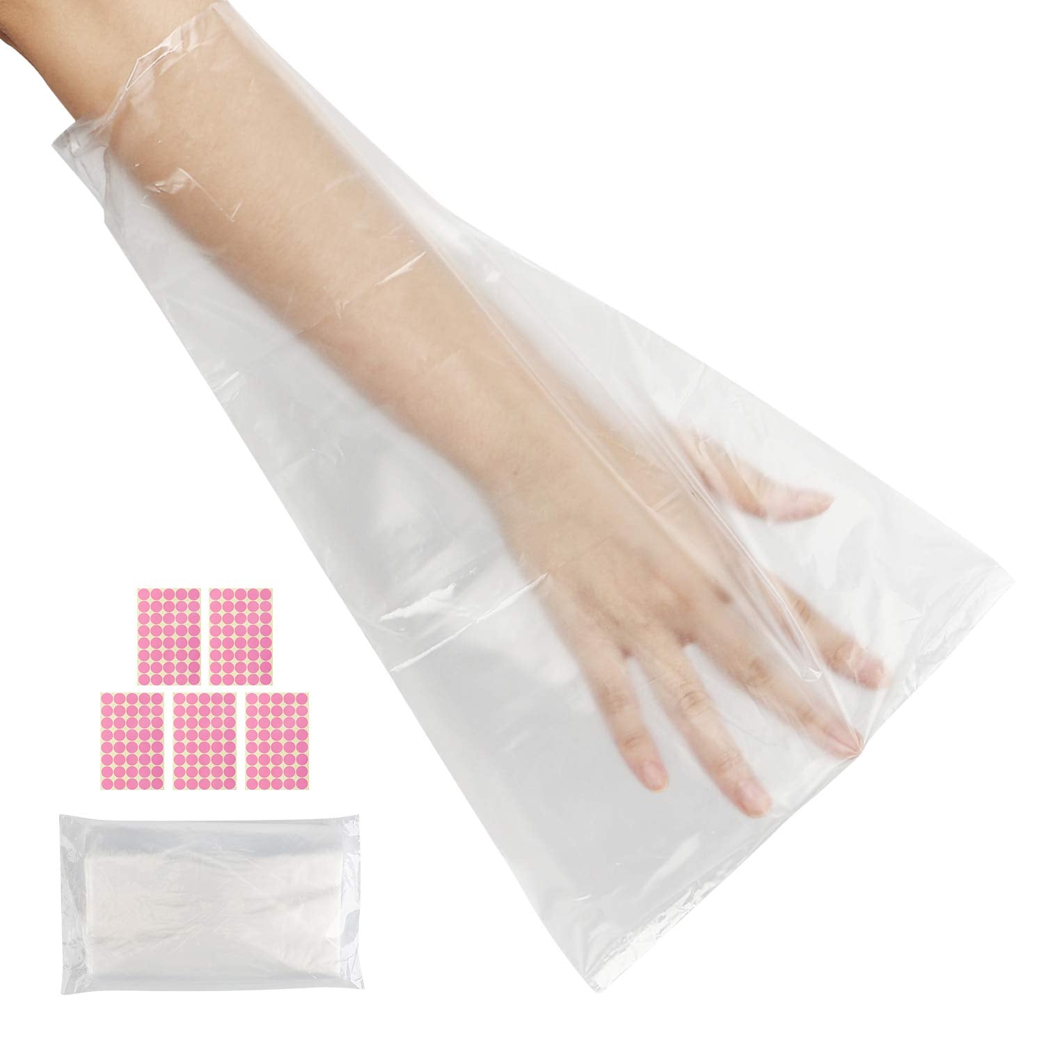 Segbeauty Paraffin Wax Bags For Hands & Feet, 100 Counts Plastic Paraffin Wax Liners, Disposable Thera-Py Wax Refill Sock Glove