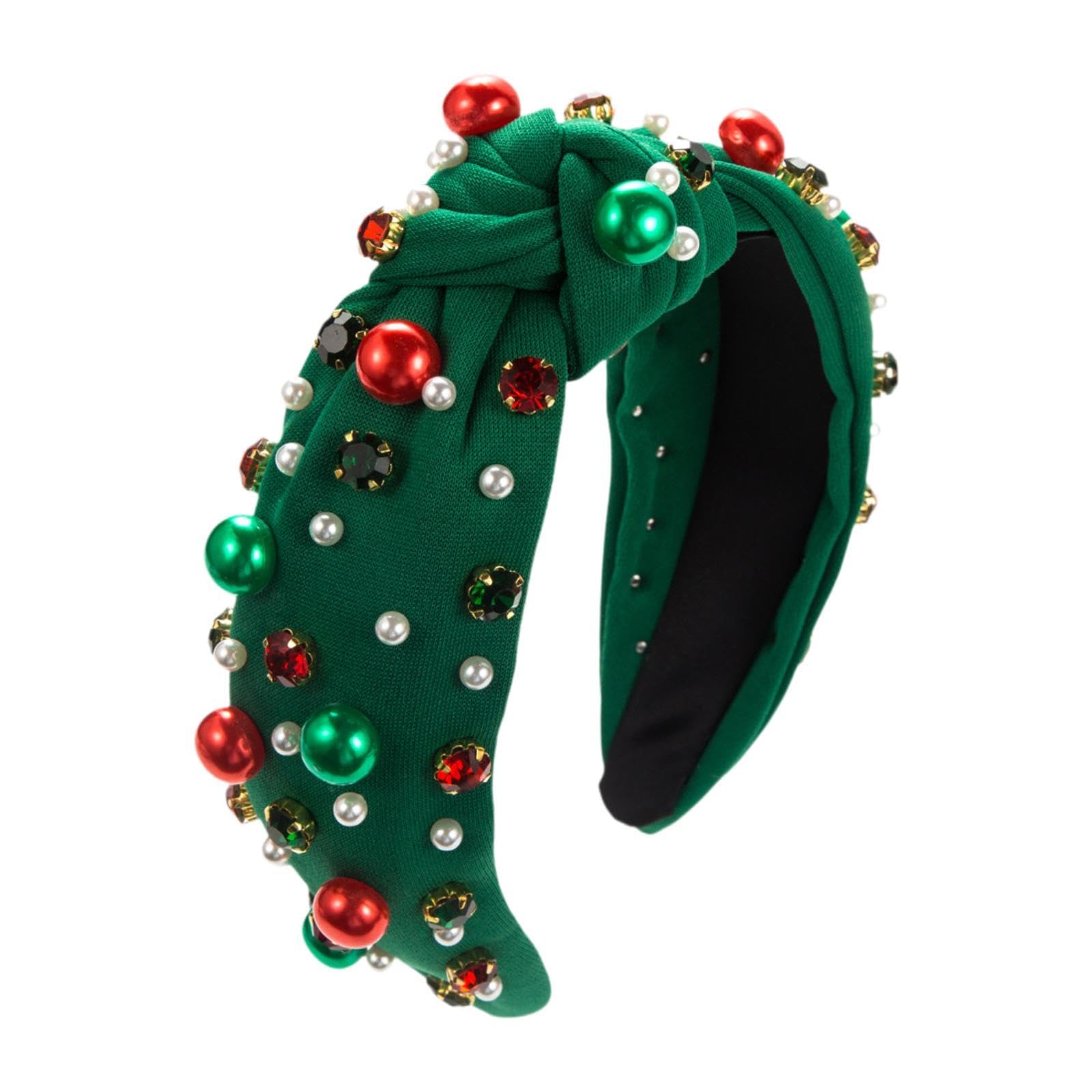 ATORSE?Xmas Hair Band Favors Photo Christmas Headband for Women Ladies Girls green