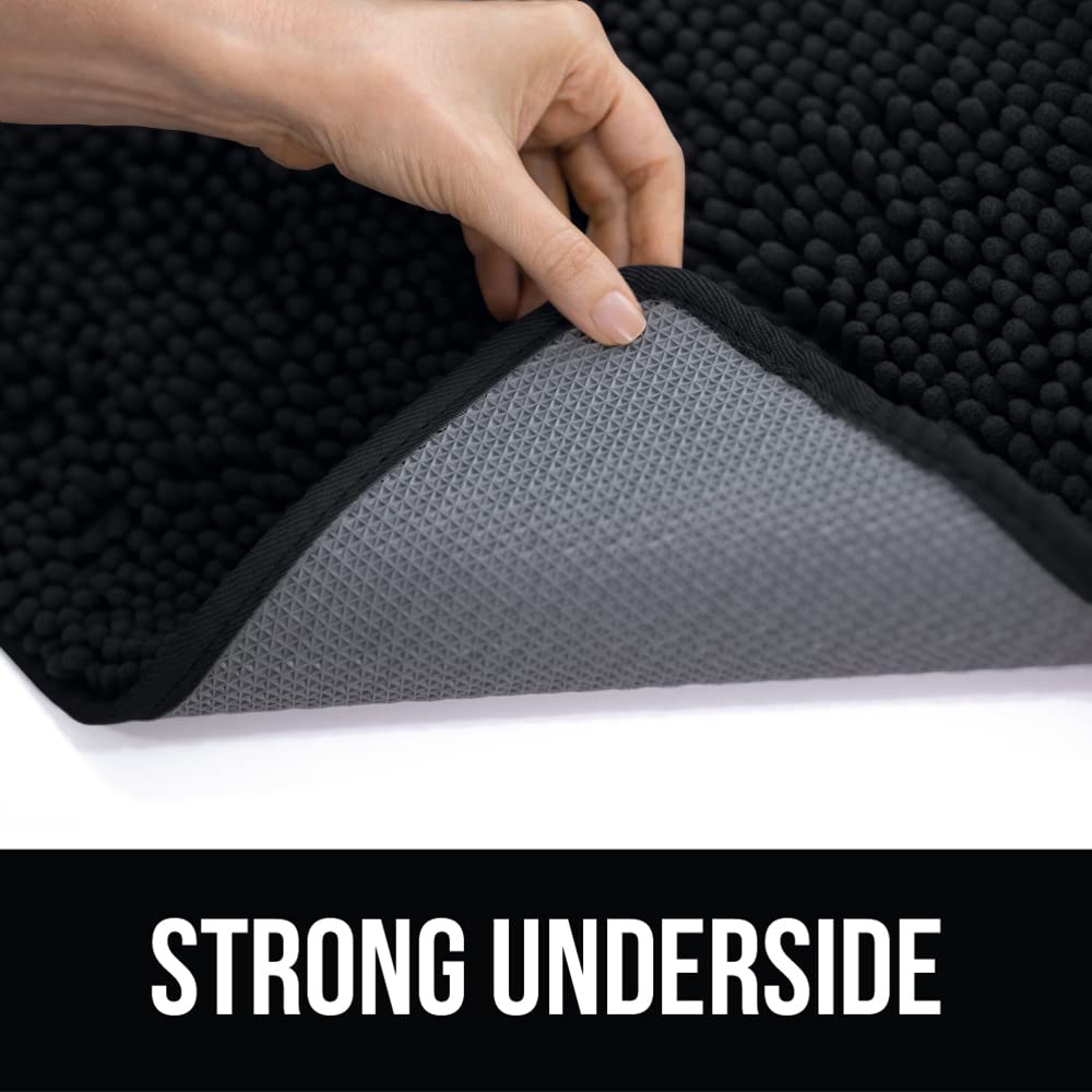 Kangaroo Luxury Chenille Bath Rug, 42X24, Extra Soft And Absorbent Shaggy Bathroom Rugs, Strong Underside, Plush Machine Wash Ca