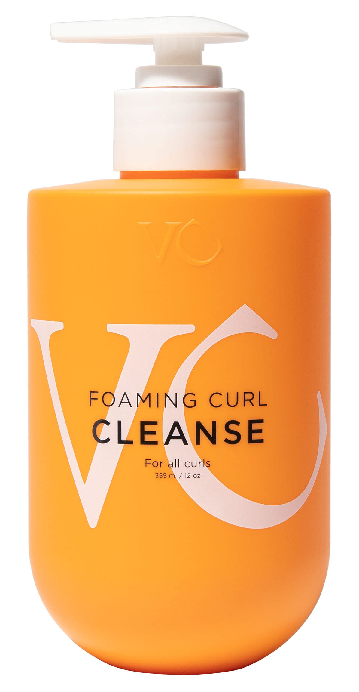 VICIOUS CURL Foaming Curl Cleanse - Sulfate-Free Shampoo for Curly & Wavy Hair, Curl Types 2C 3A 3B 3C 4A 4B, CGM Approved - Fri