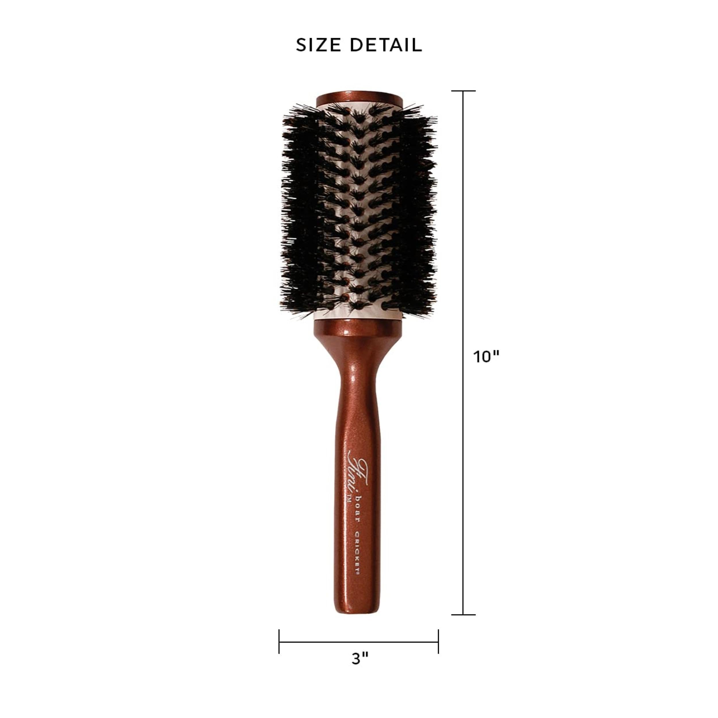 Cricket Fini Large Round Hair Brush Boar Nylon Bristle For Blow Drying Curling Styling Professional Stylist Brushes Ceramic Coat