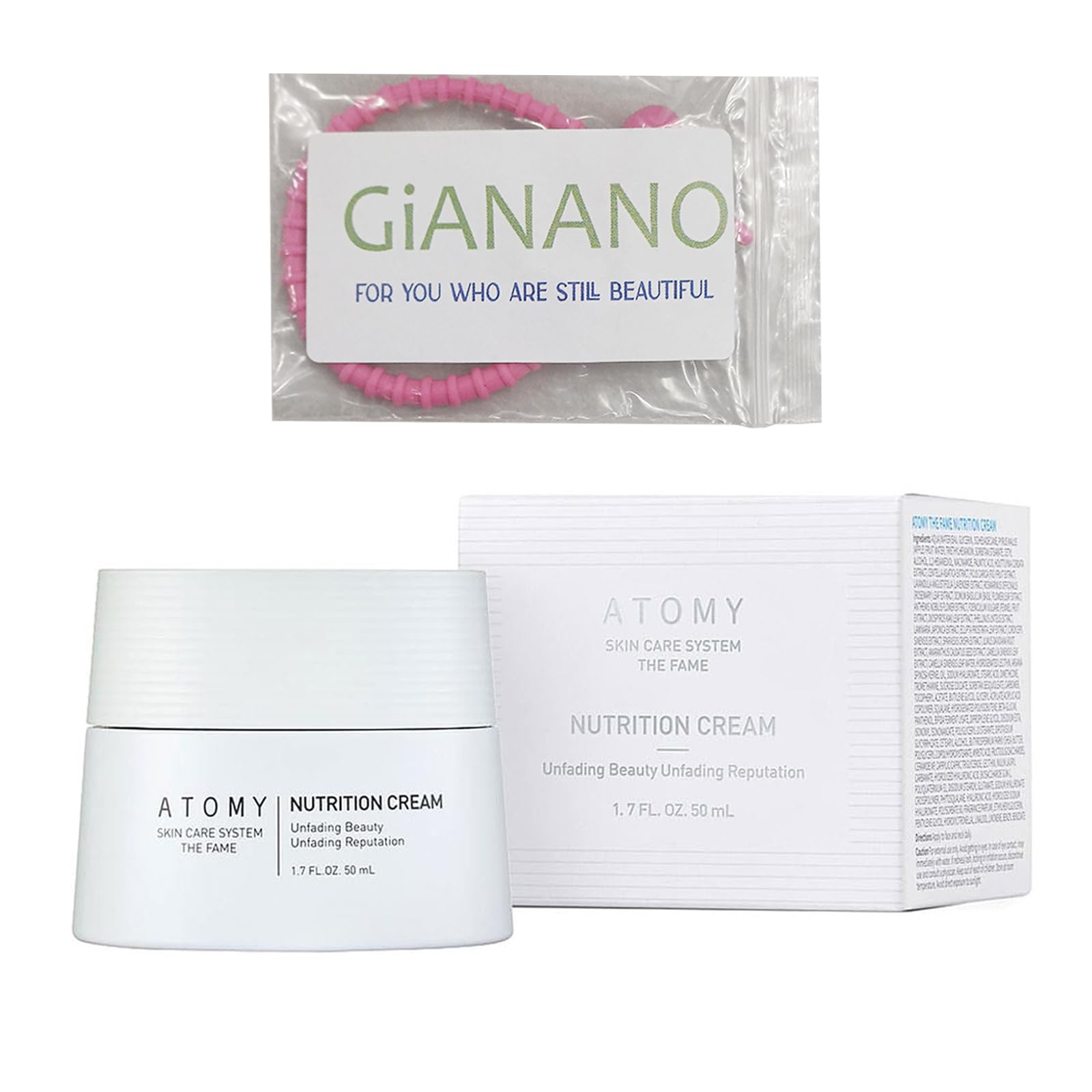 Korean beauty, skin care system Hydrating & Moisturizing Face Cream for Soft Skin For Atomy The Fame Nutrition Cream, 50ml /1.7f
