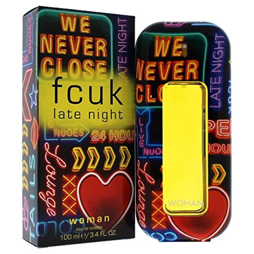 Fcuk Late Night By French Connection, 3.4 Oz Eau De Toilette Spray For Women