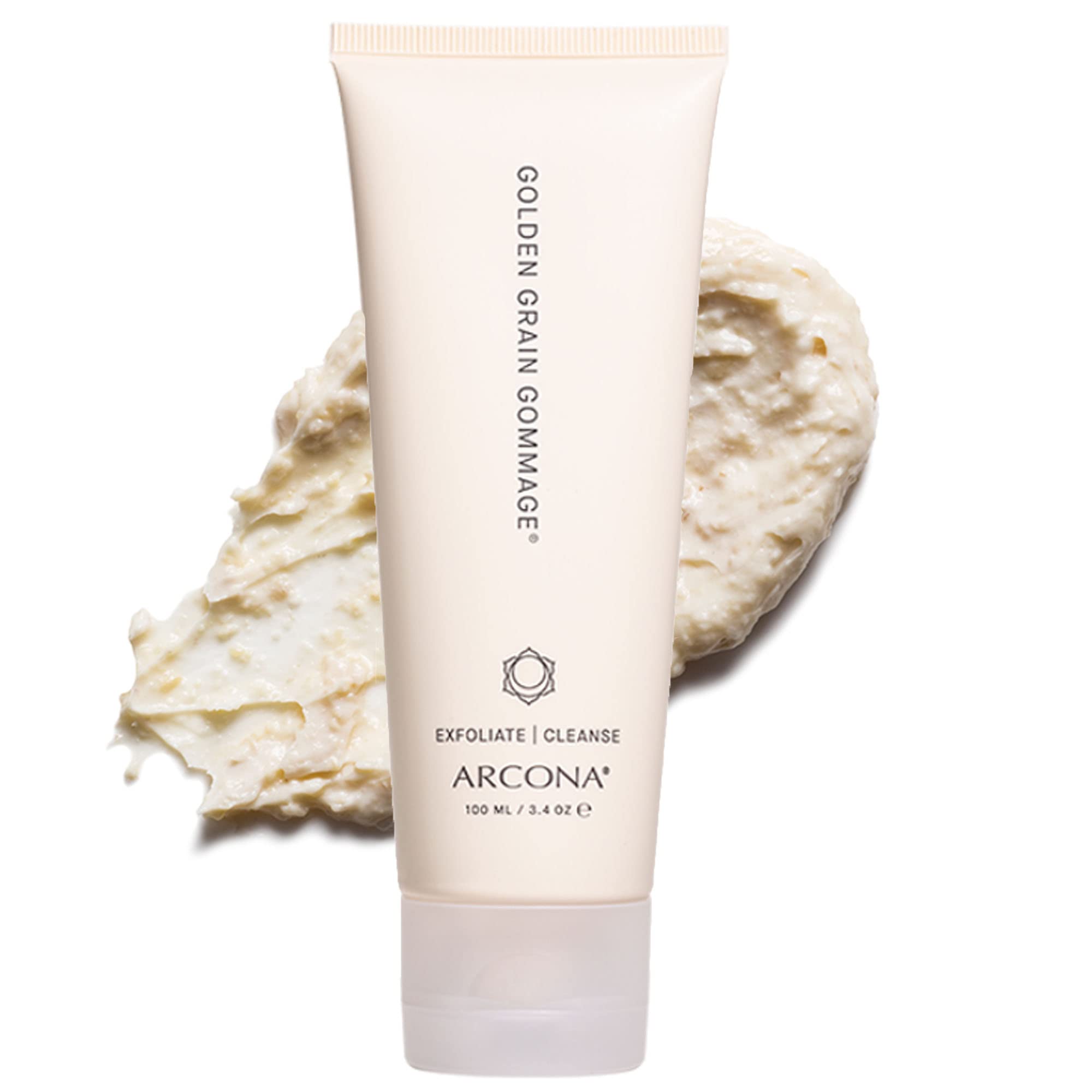ARCONA Golden Grain Gommage - Retinol, Glycolic Acid, Aloe Vera, Olive Fruit Oil + Vitamin E, Cleanses, Exfoliates, Tones + Brig